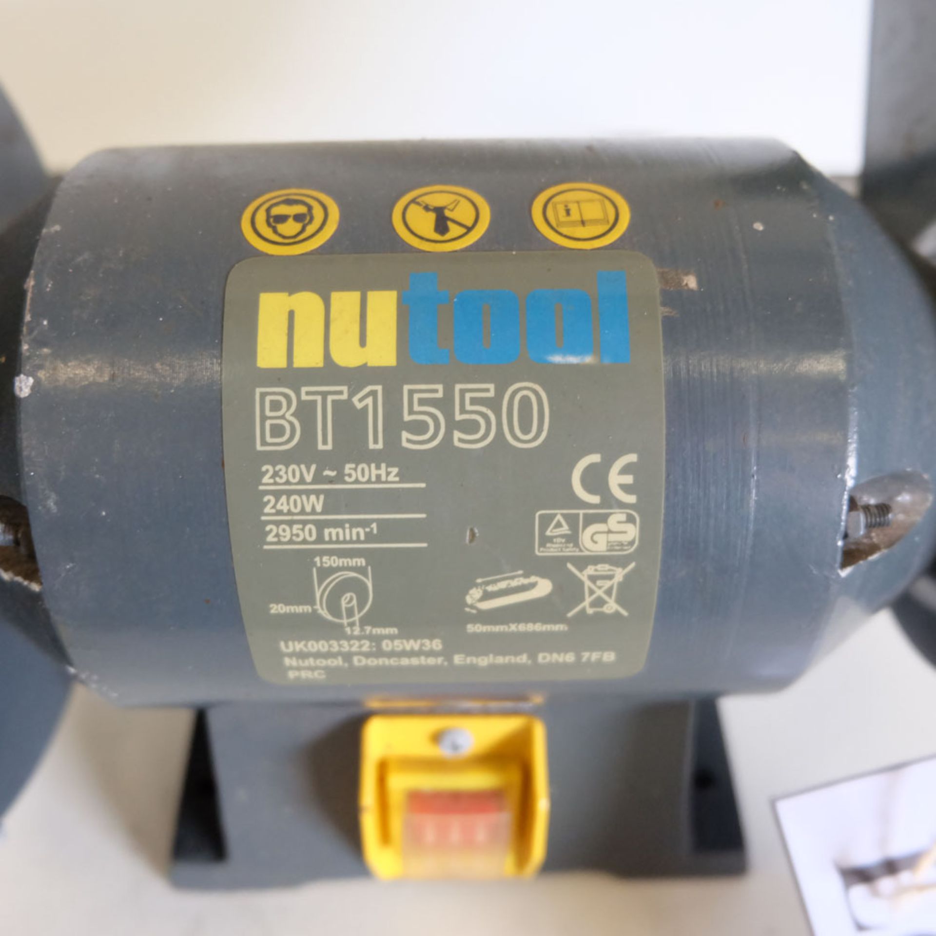 Nutool Model BT1550 Tool Grinder & Belt Linisher. - Image 2 of 4