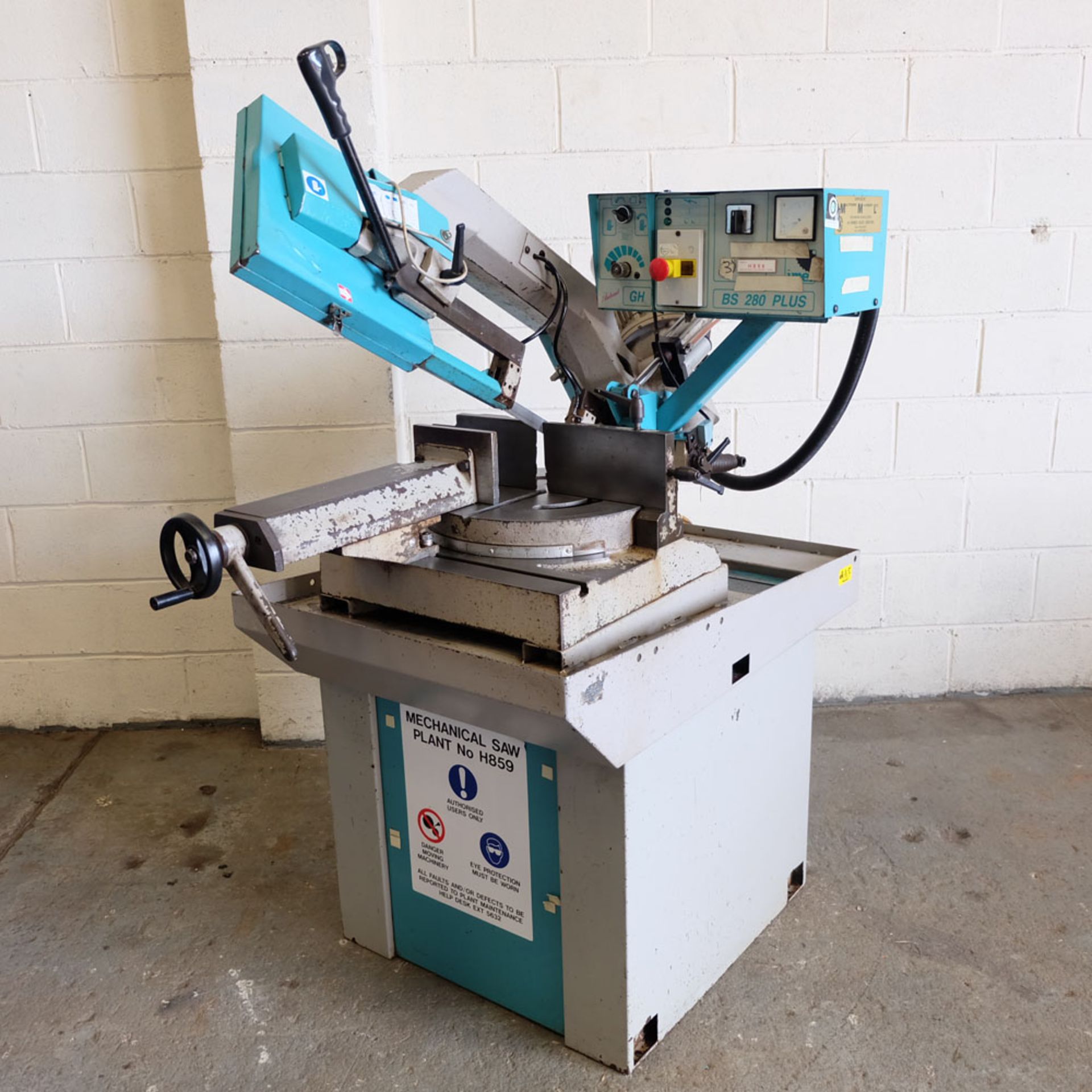 Imet BS 280 Plus GH Autocut Gravity Feed Horizontal Bandsaw.