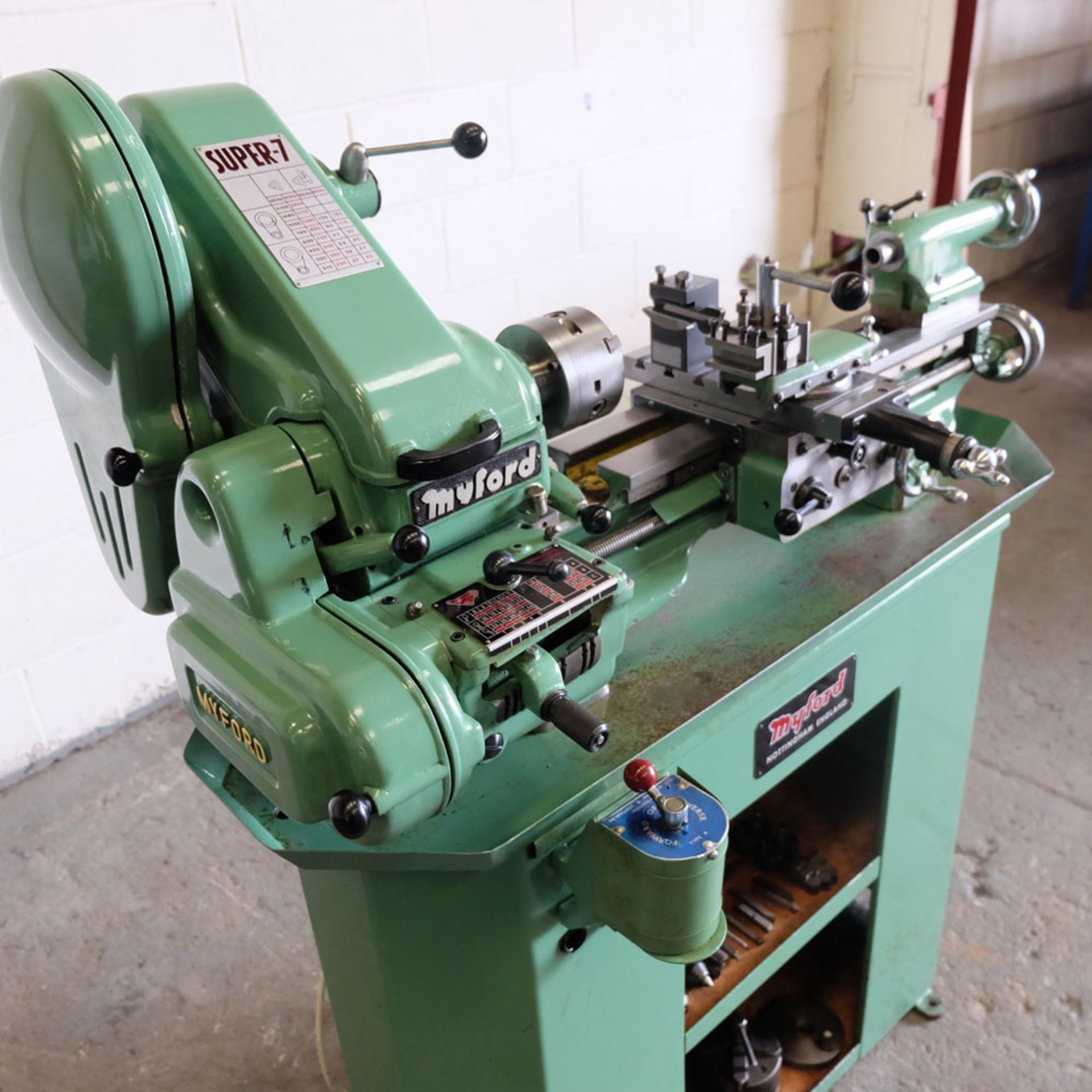 Myford Super 7B Tool Room Centre Lathe. - Image 9 of 17