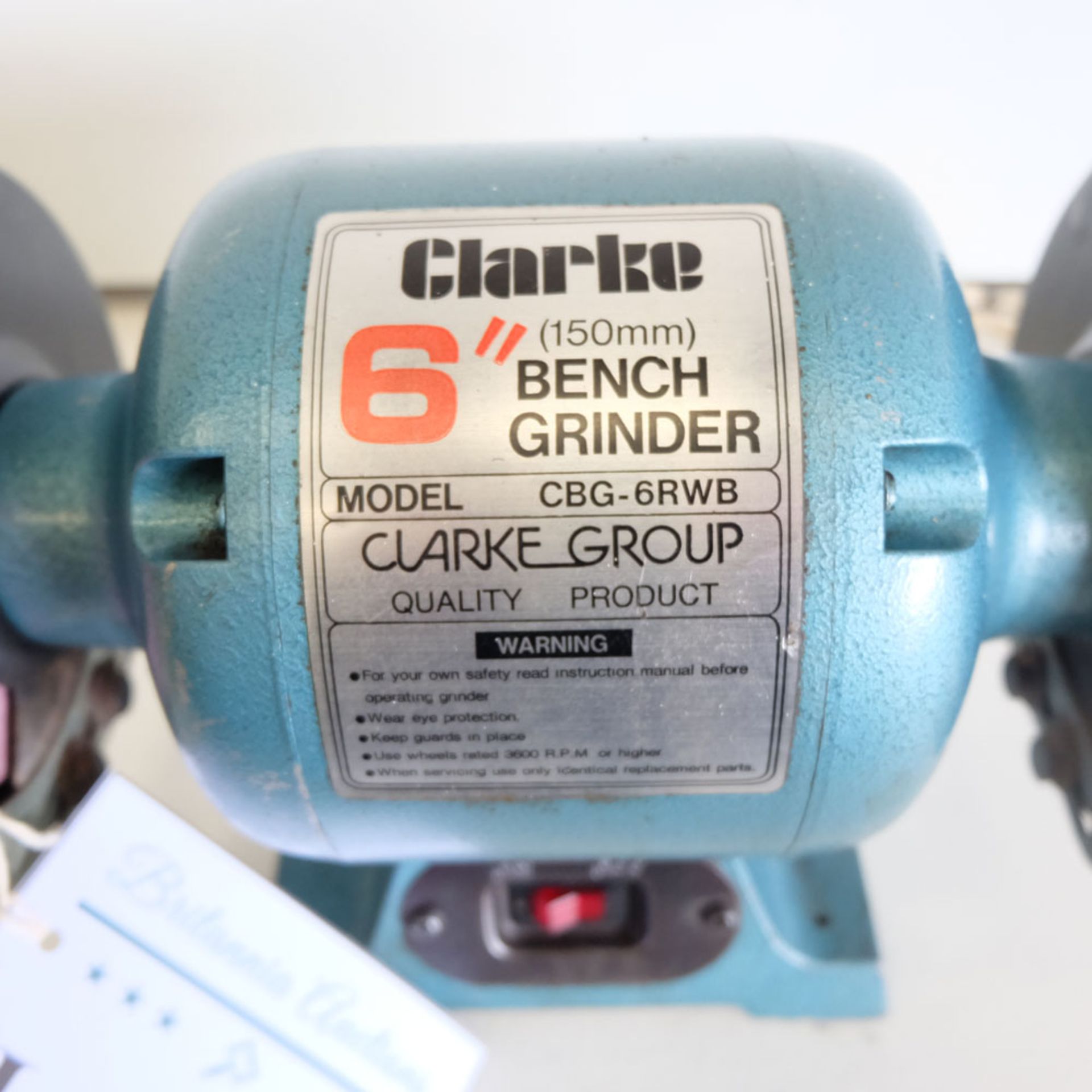 CLARKE Model CBG-6RWB Double Ended Tool Grinder. - Image 2 of 5