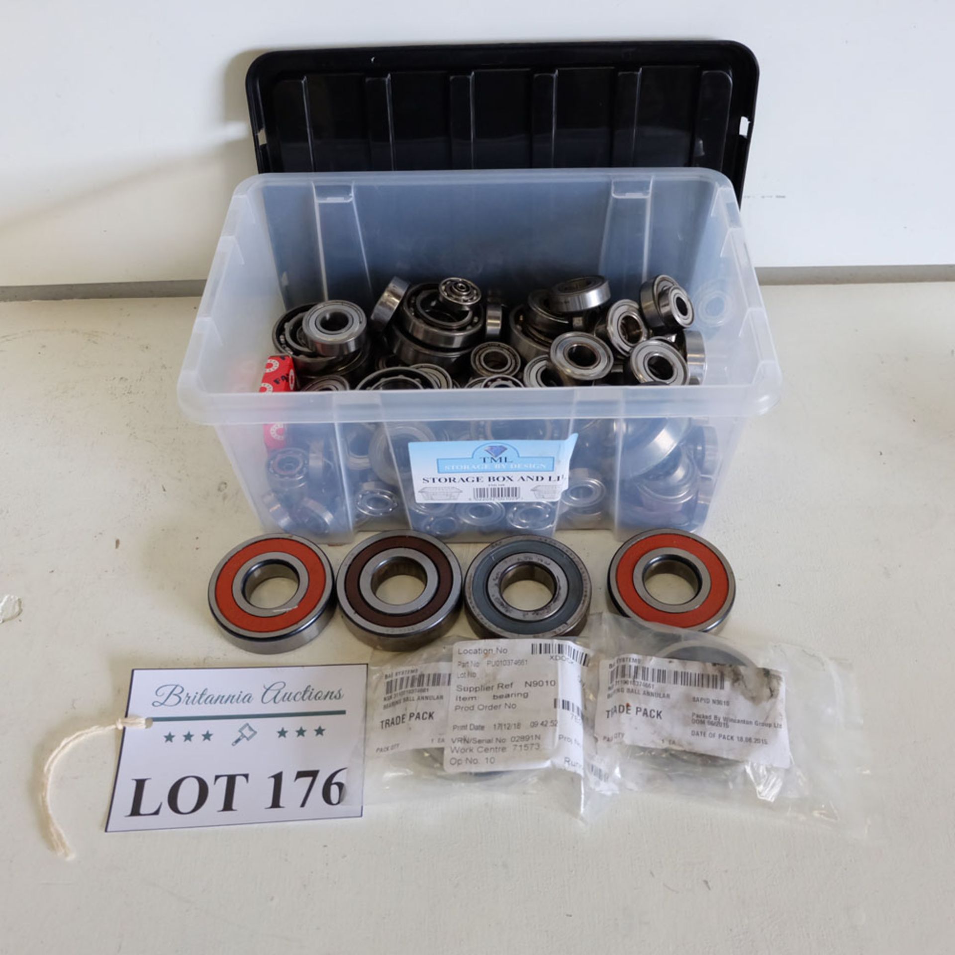 Selection of Bearings as Lotted.