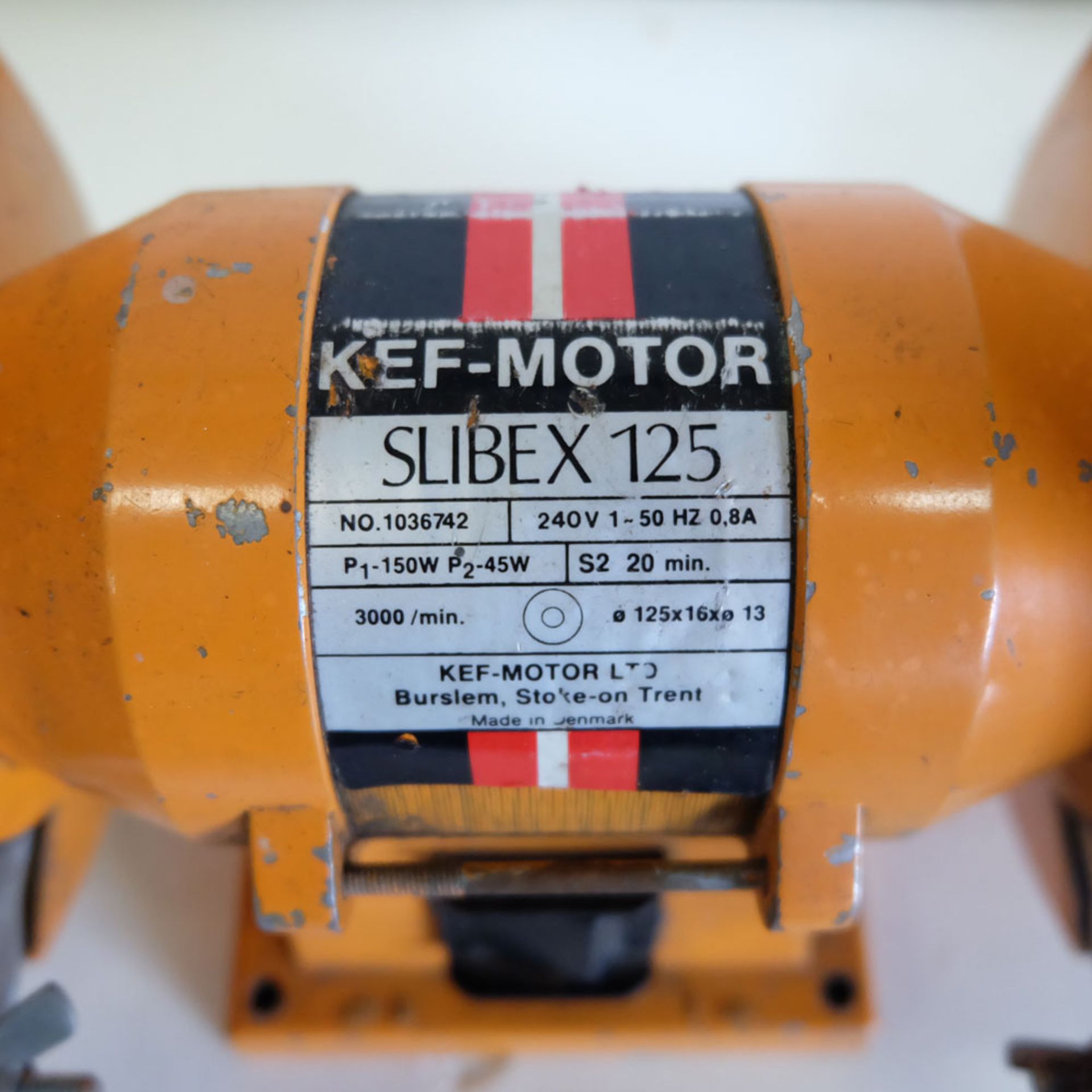 KEF-MOTOR SLIBEX 125. Double Ended Tool Grinder. - Image 2 of 4