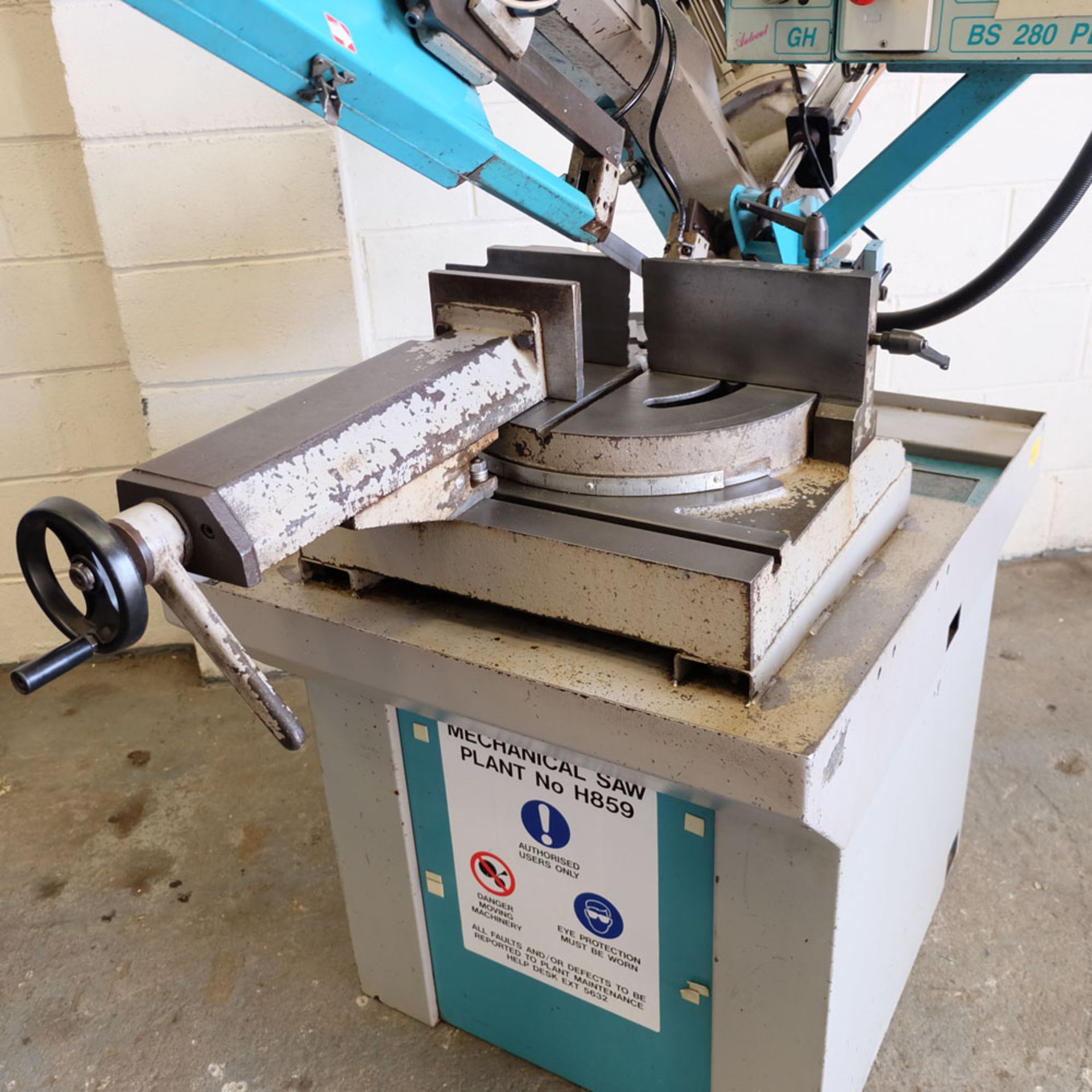 Imet BS 280 Plus GH Autocut Gravity Feed Horizontal Bandsaw. - Image 2 of 10