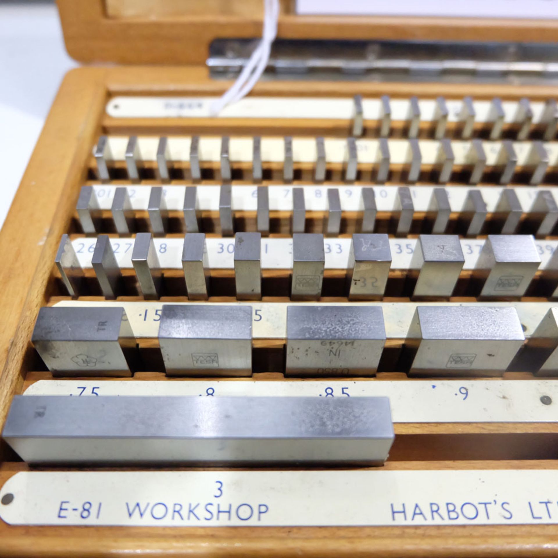 Harbot's Ltd Boxed Set of Slip Gauges. - Image 3 of 6