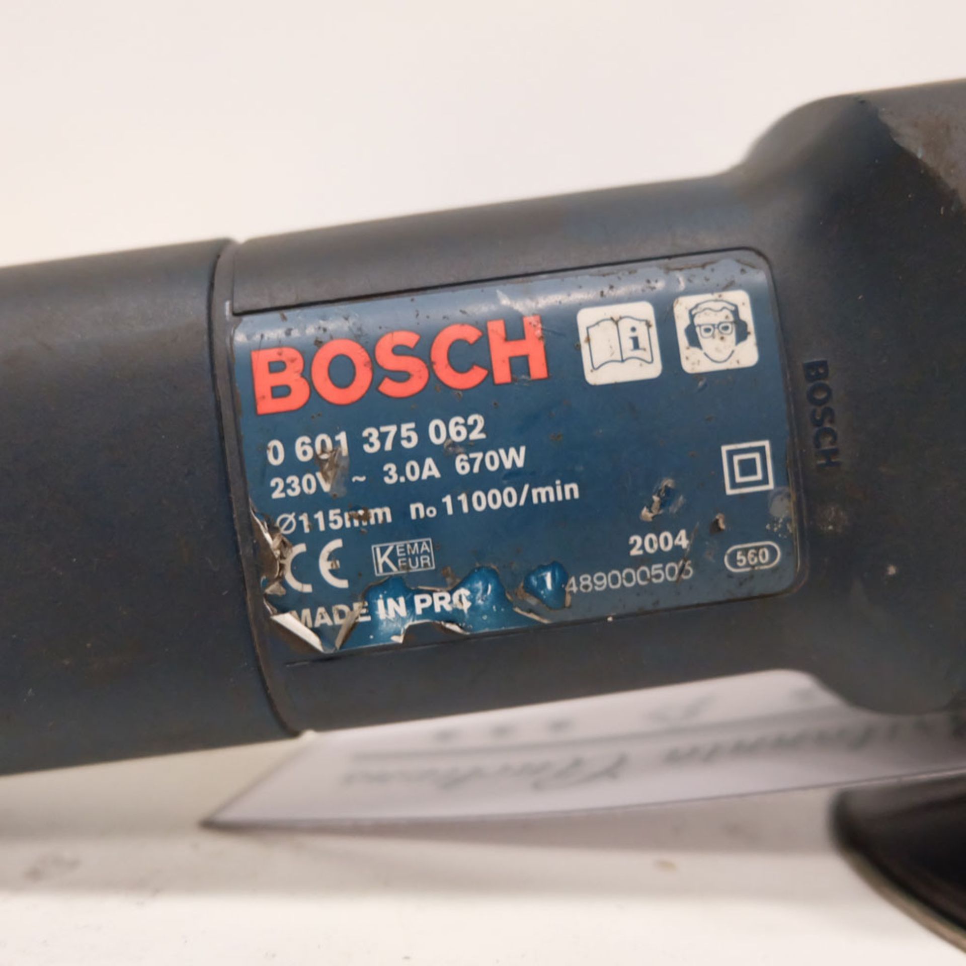 BOSCH Model GWS6-115 Angle Grinder. - Image 2 of 3