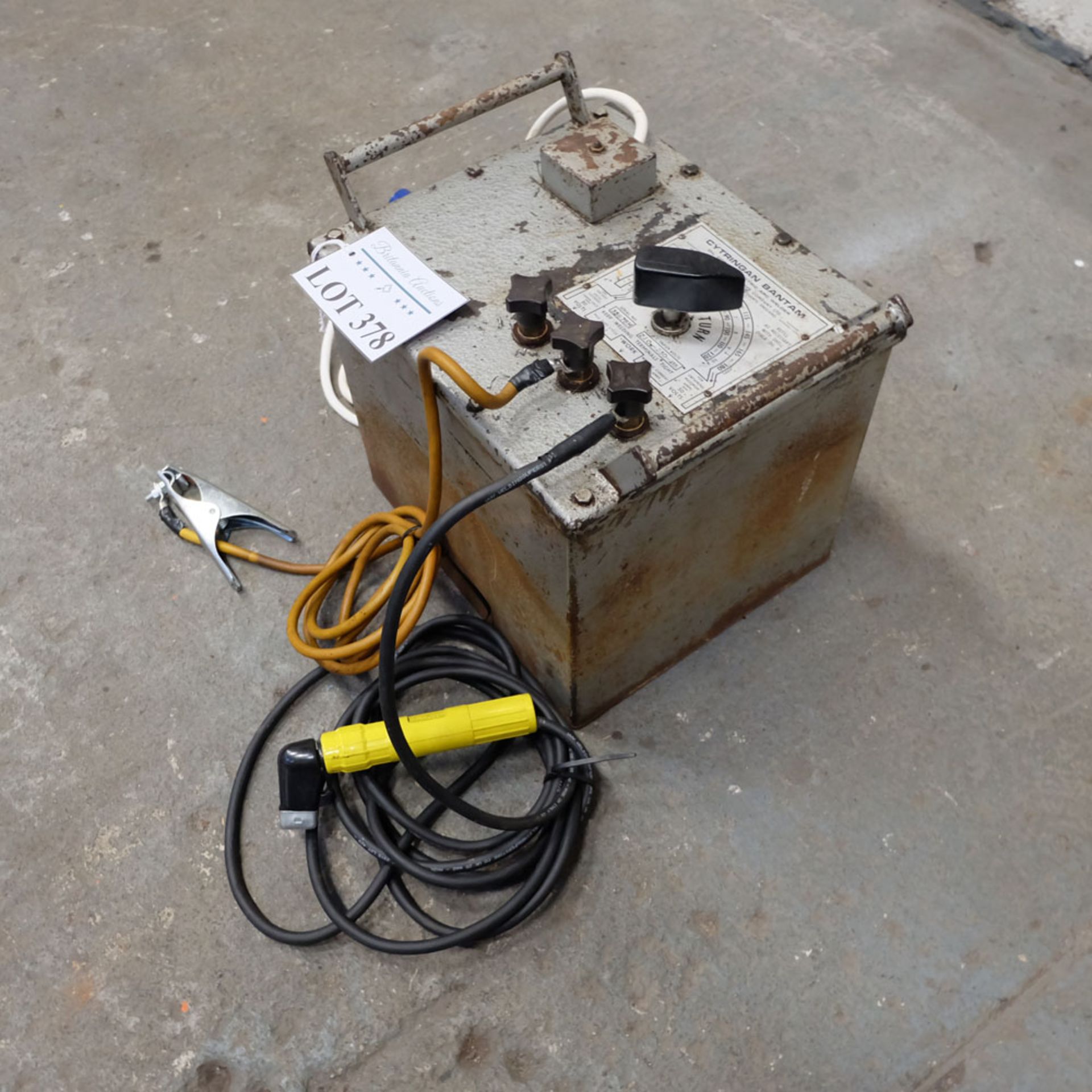 Cytringan Bantam Oil Cooled Electric Arc Welder. - Image 2 of 5