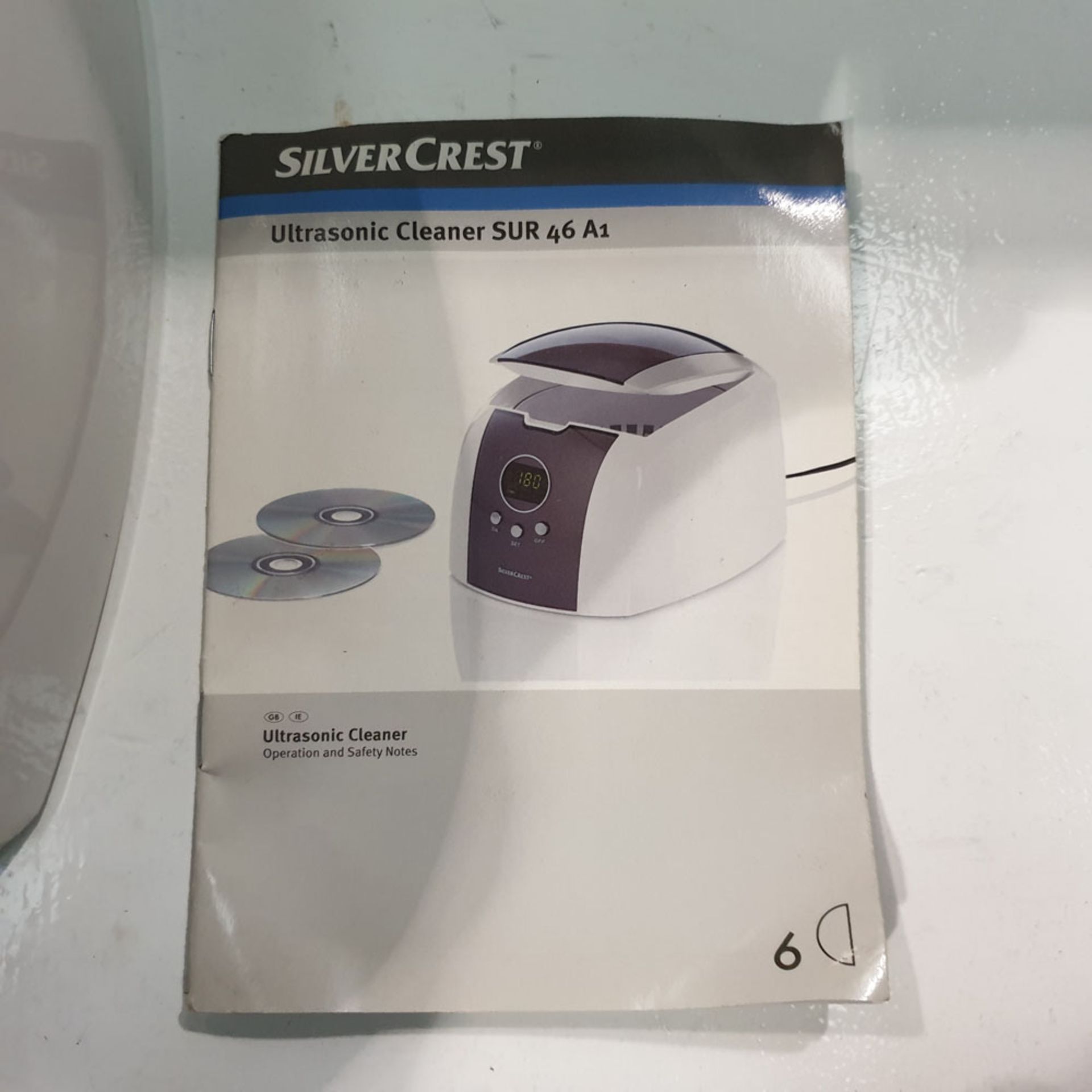 SilverCrest Ultrasonic Cleaner Model SUR 46A1. - Image 4 of 5