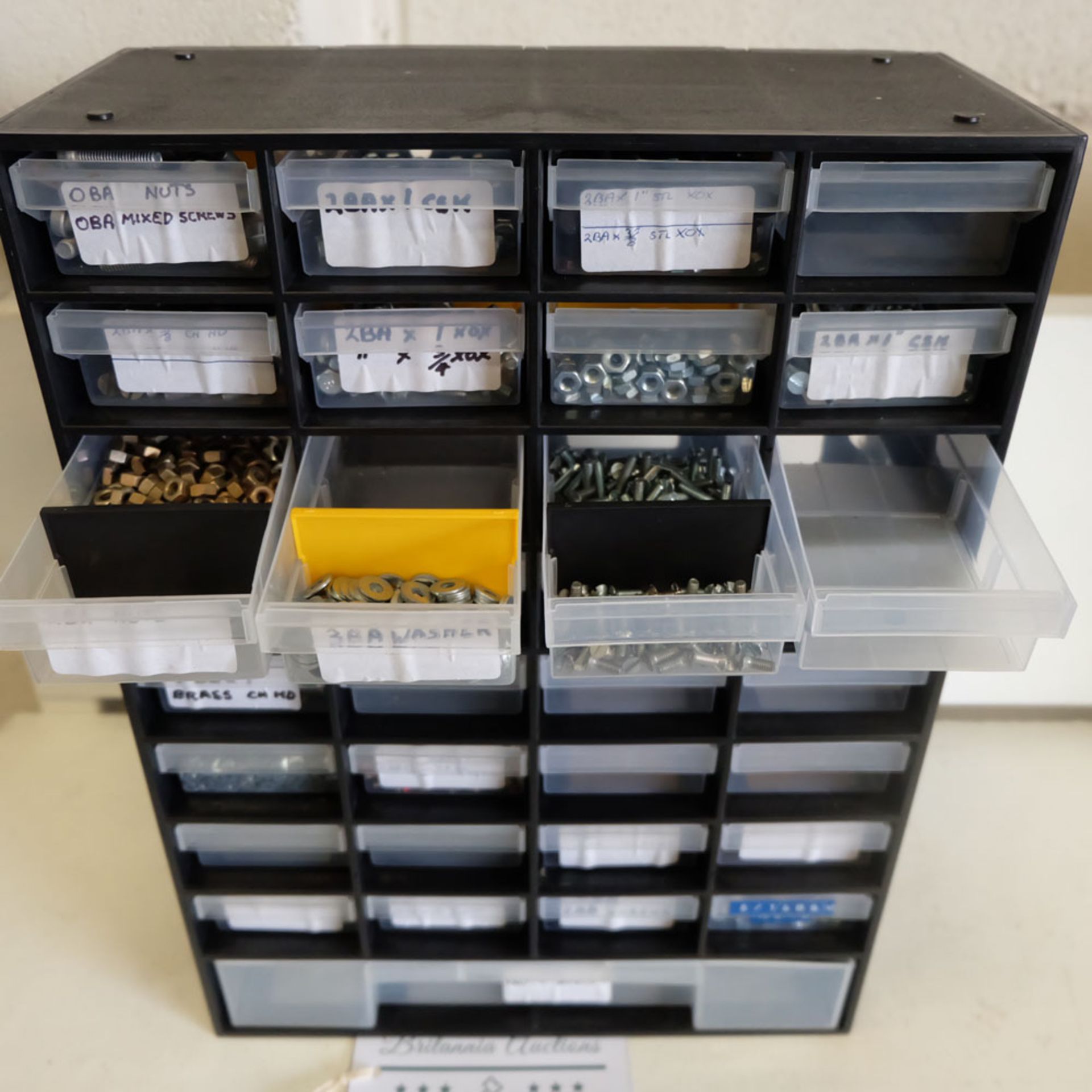 Multi Drawer Storage Cabinet. With Contents Included. - Image 4 of 10