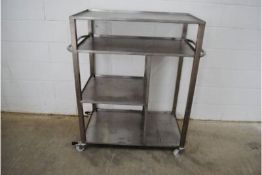 Stainless Steel workstation on wheels