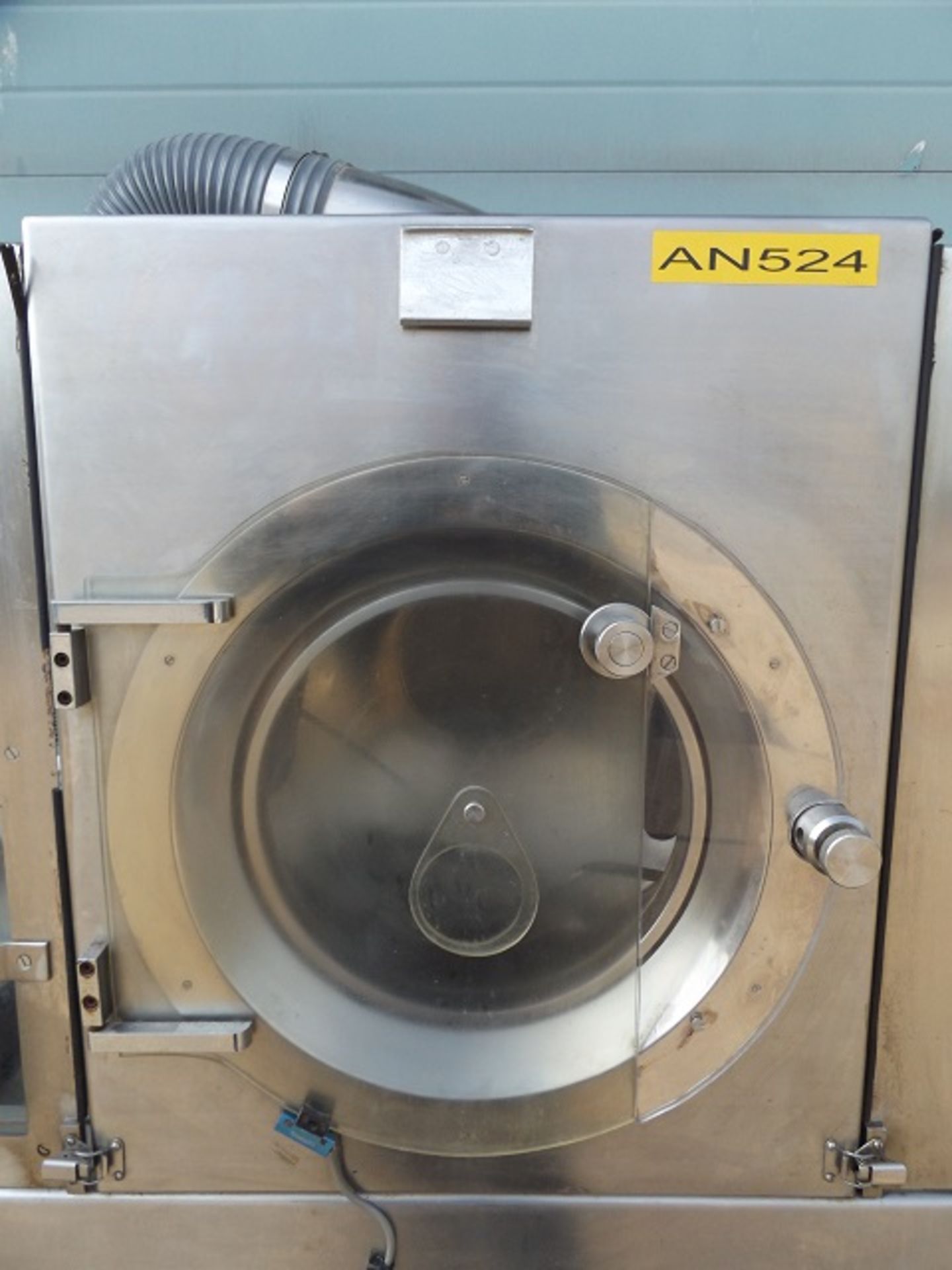 Manesty model Accelacota 10 small batch size tablet coating unit with air handling system. - Image 7 of 15