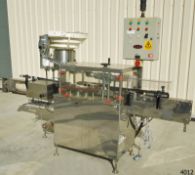 KING model ISEC 100 fully automatic press on capping machine