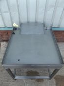 Fully stainless steel frame table