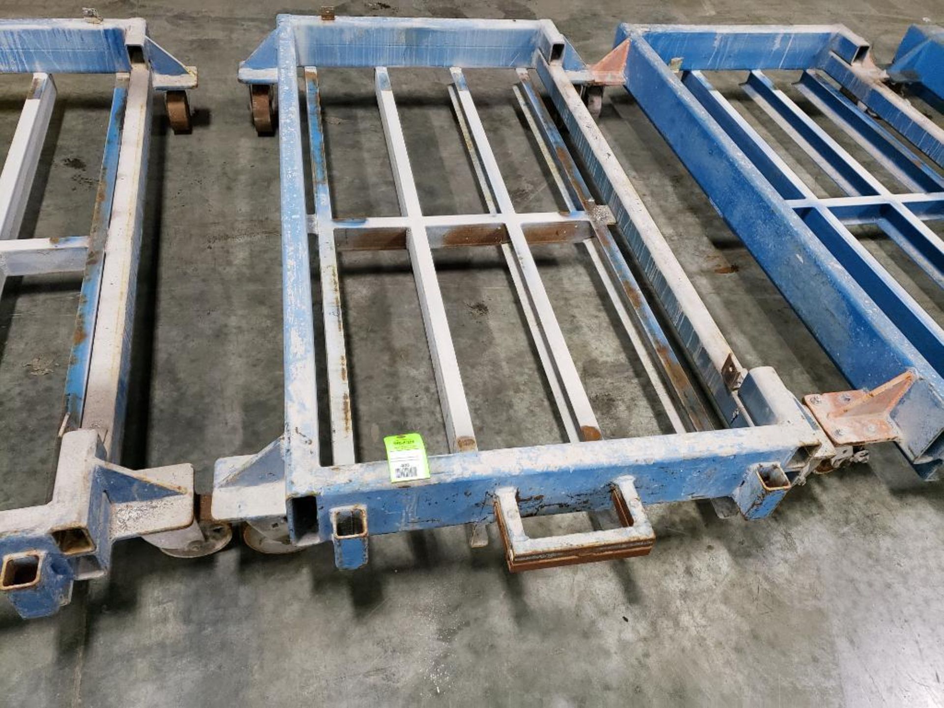 Heavy duty steel platform cart.