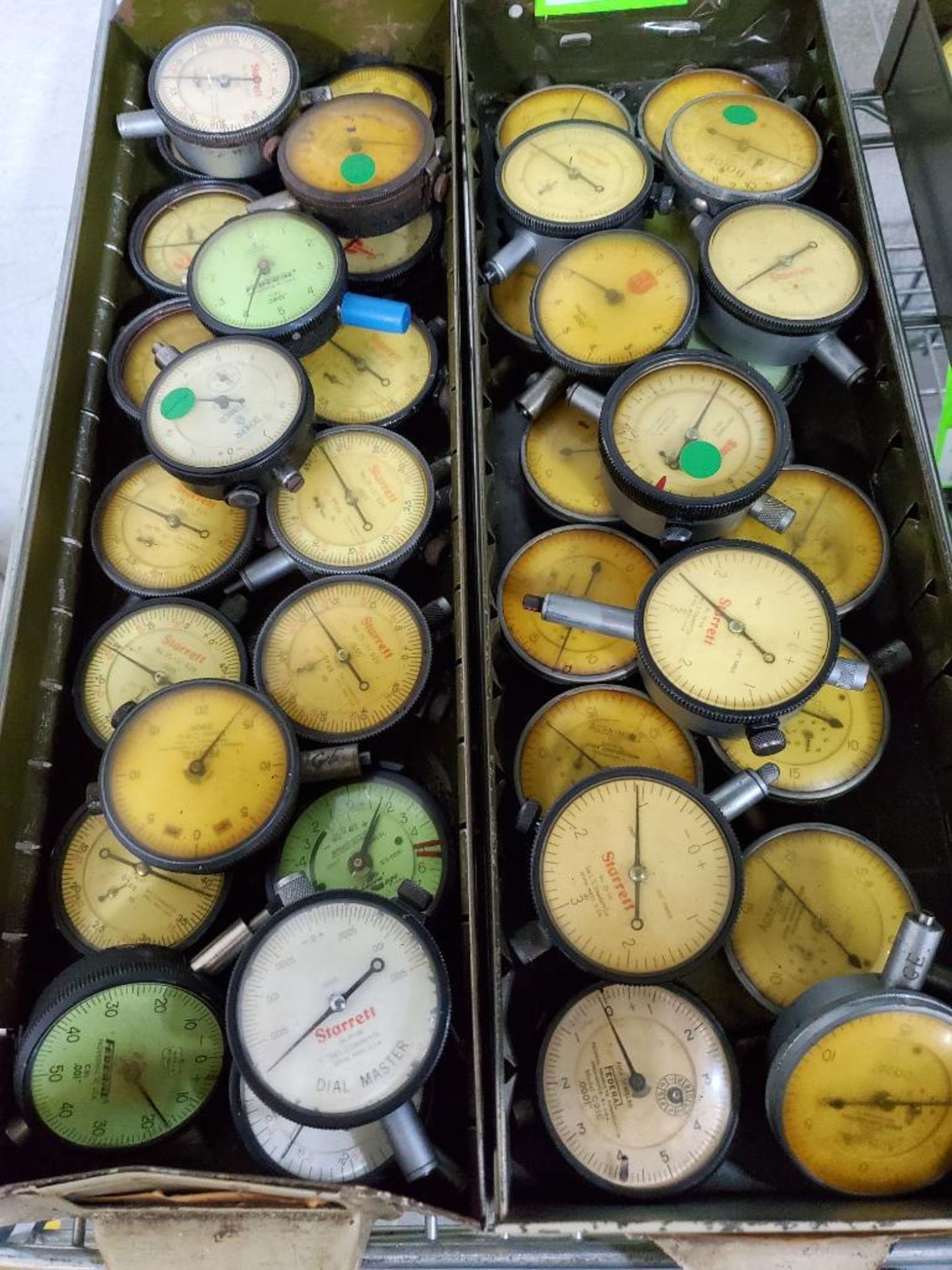 Large assortment of dial indicators. - Image 2 of 2
