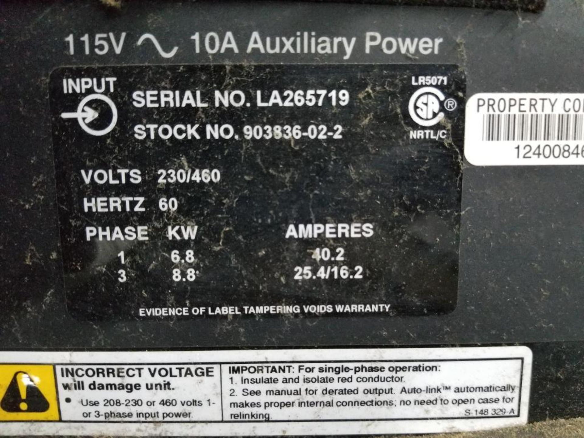 Miller Maxstar 300DX welder power supply. 230/460v single OR 3 phase. - Image 4 of 4