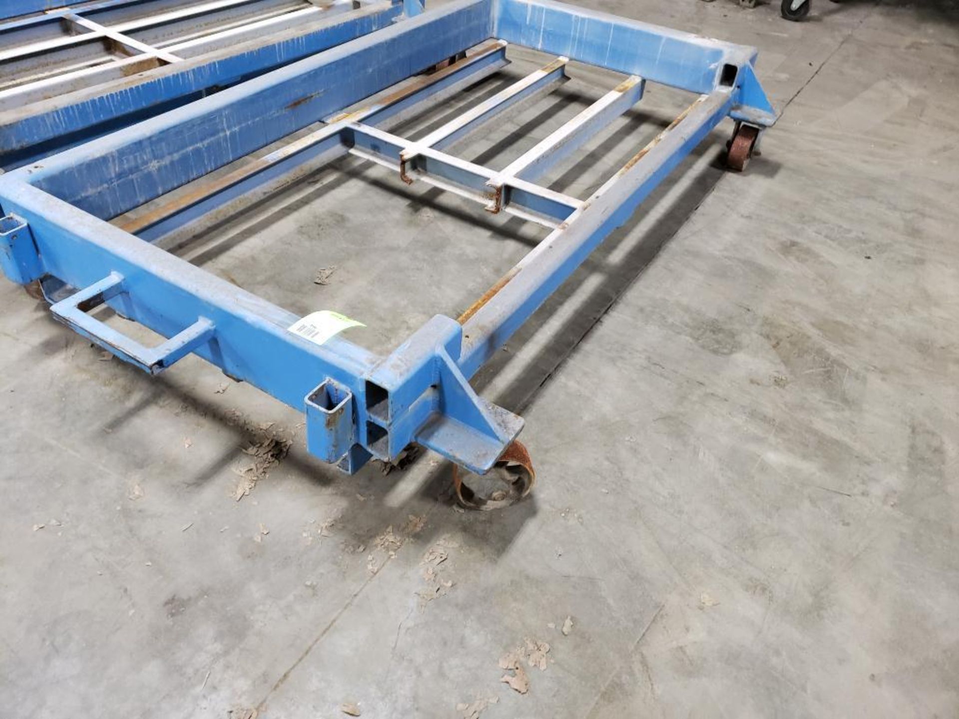 Heavy duty steel platform cart. - Image 2 of 2