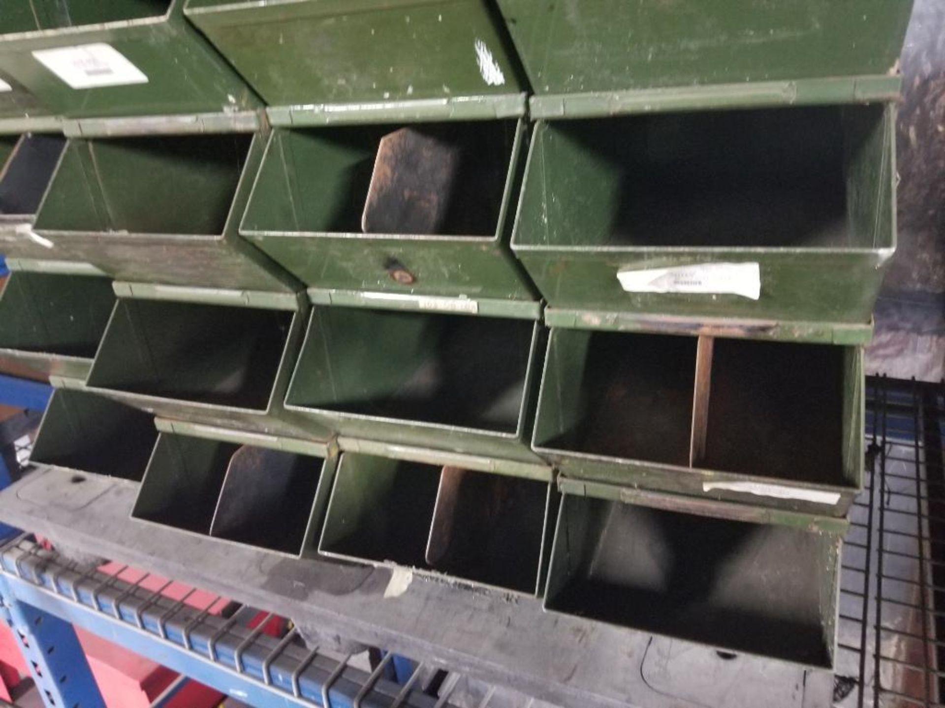 40 stacking metal parts bins. - Image 2 of 9