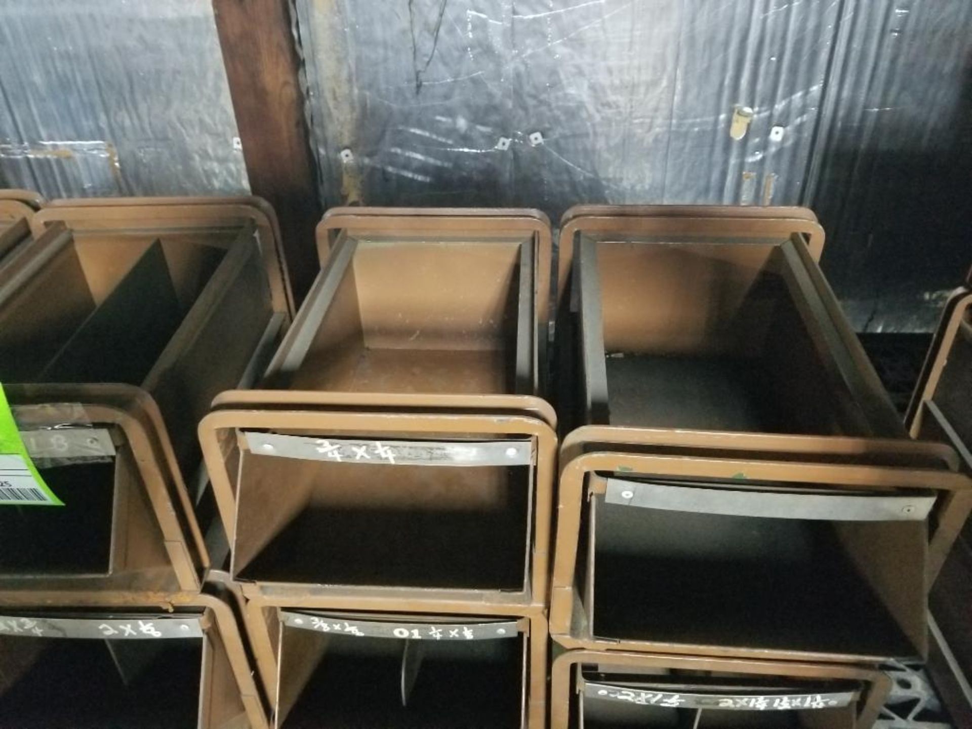 16 drawer metal parts bins. - Image 2 of 5