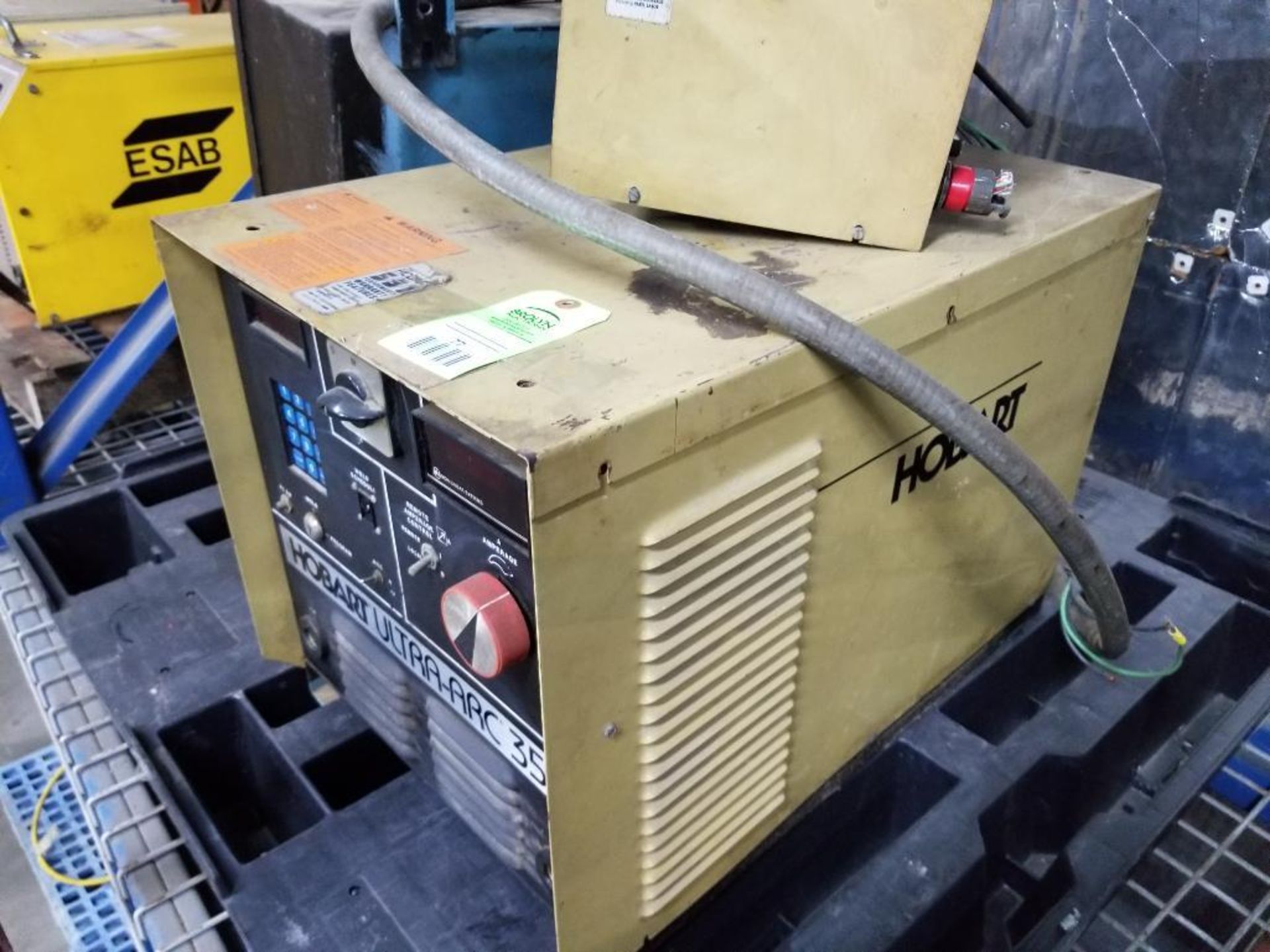 Hobart Ultra-Arc 350 welder power supply. Includes wire feed.