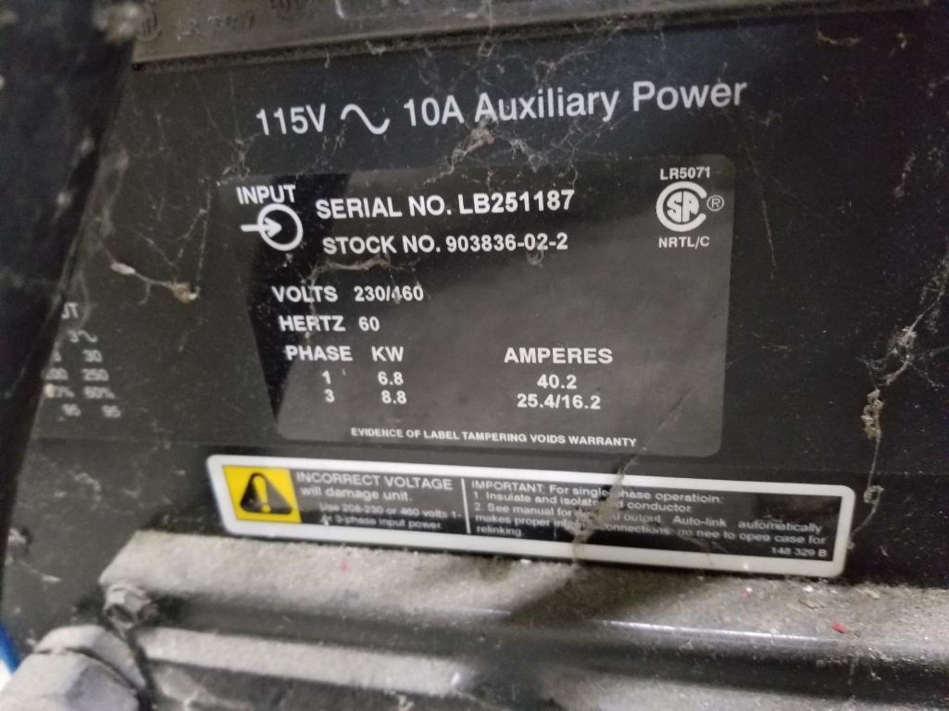 Miller Maxstar 300DX welder power supply. 230/460v single OR 3 phase. - Image 4 of 4