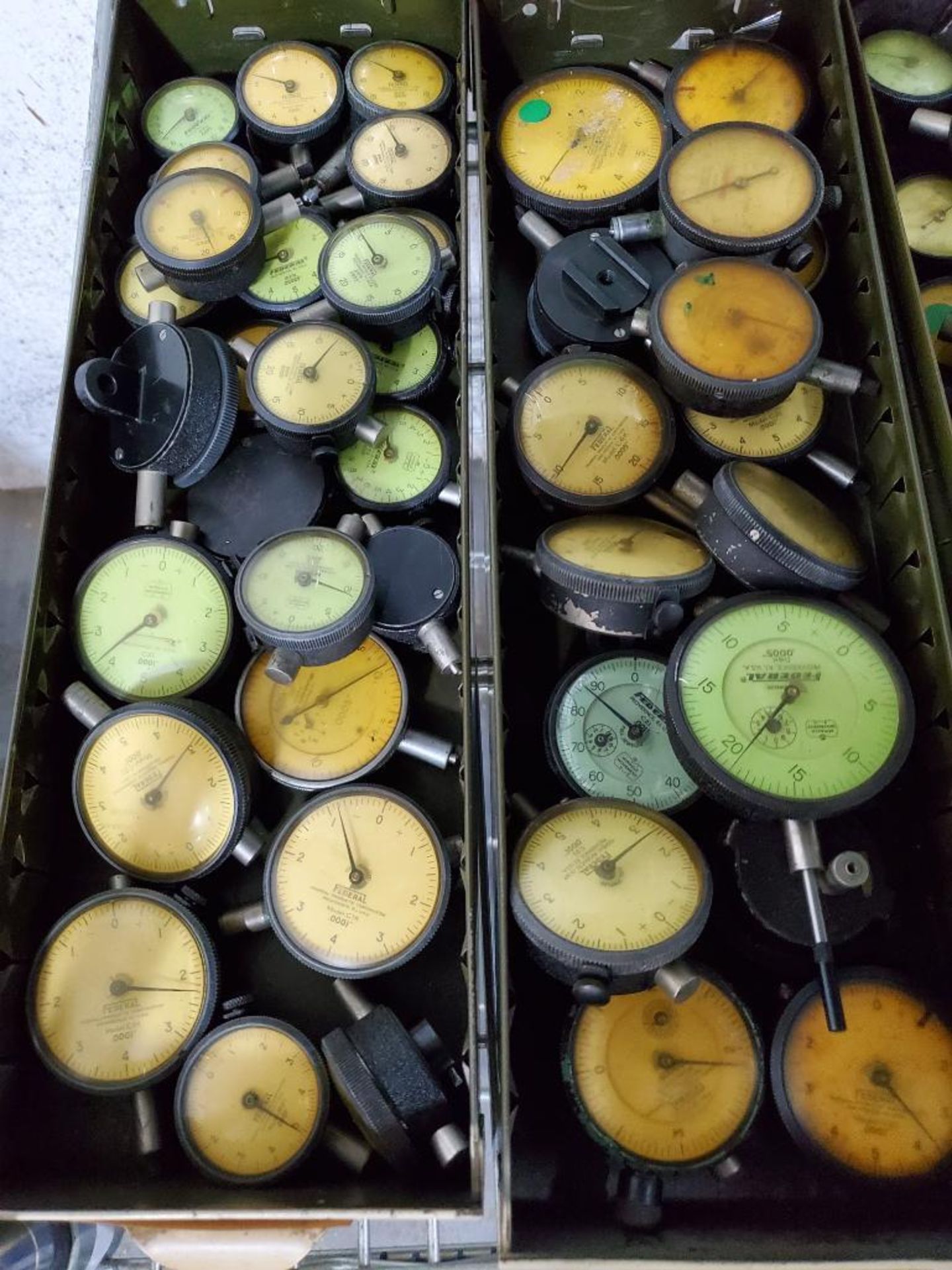 Large assortment of dial indicators. - Image 2 of 2