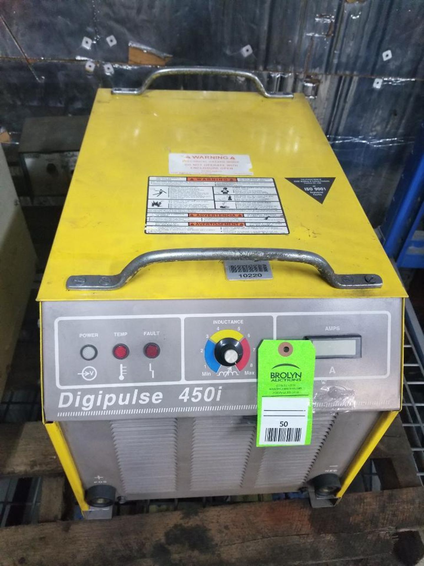 Esab Digipulse 450i welding power supply.