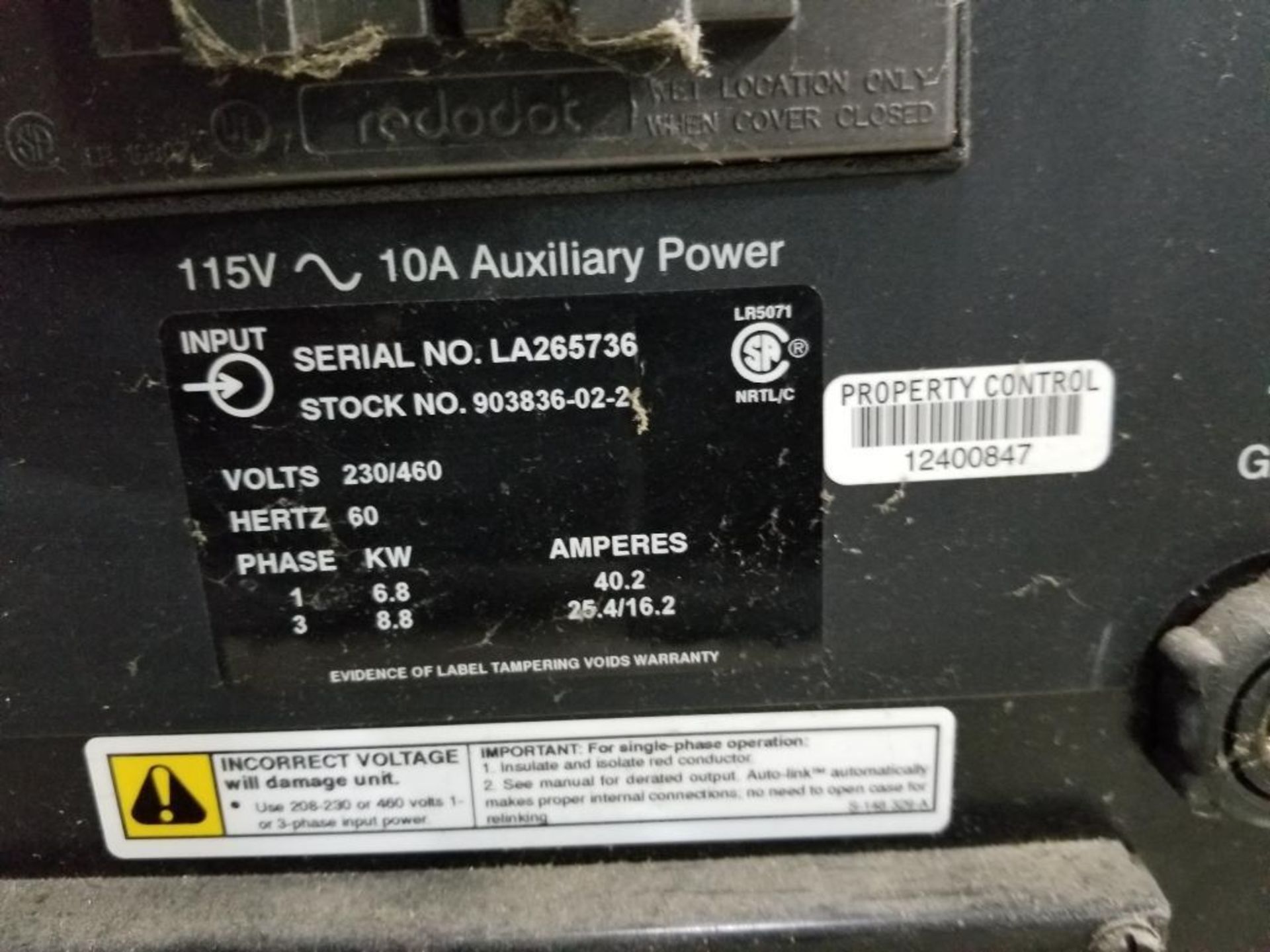 Miller Maxstar 300DX welder power supply. 230/460v single OR 3 phase. - Image 3 of 3