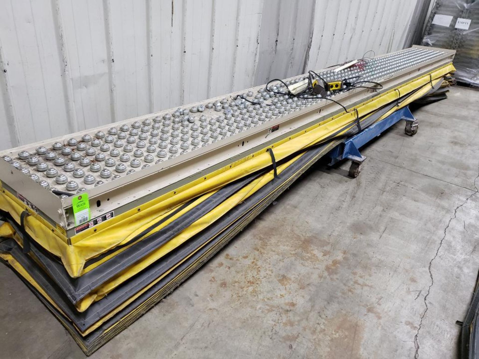 Southworth 4000lb electric incline lift roller conveyor system.