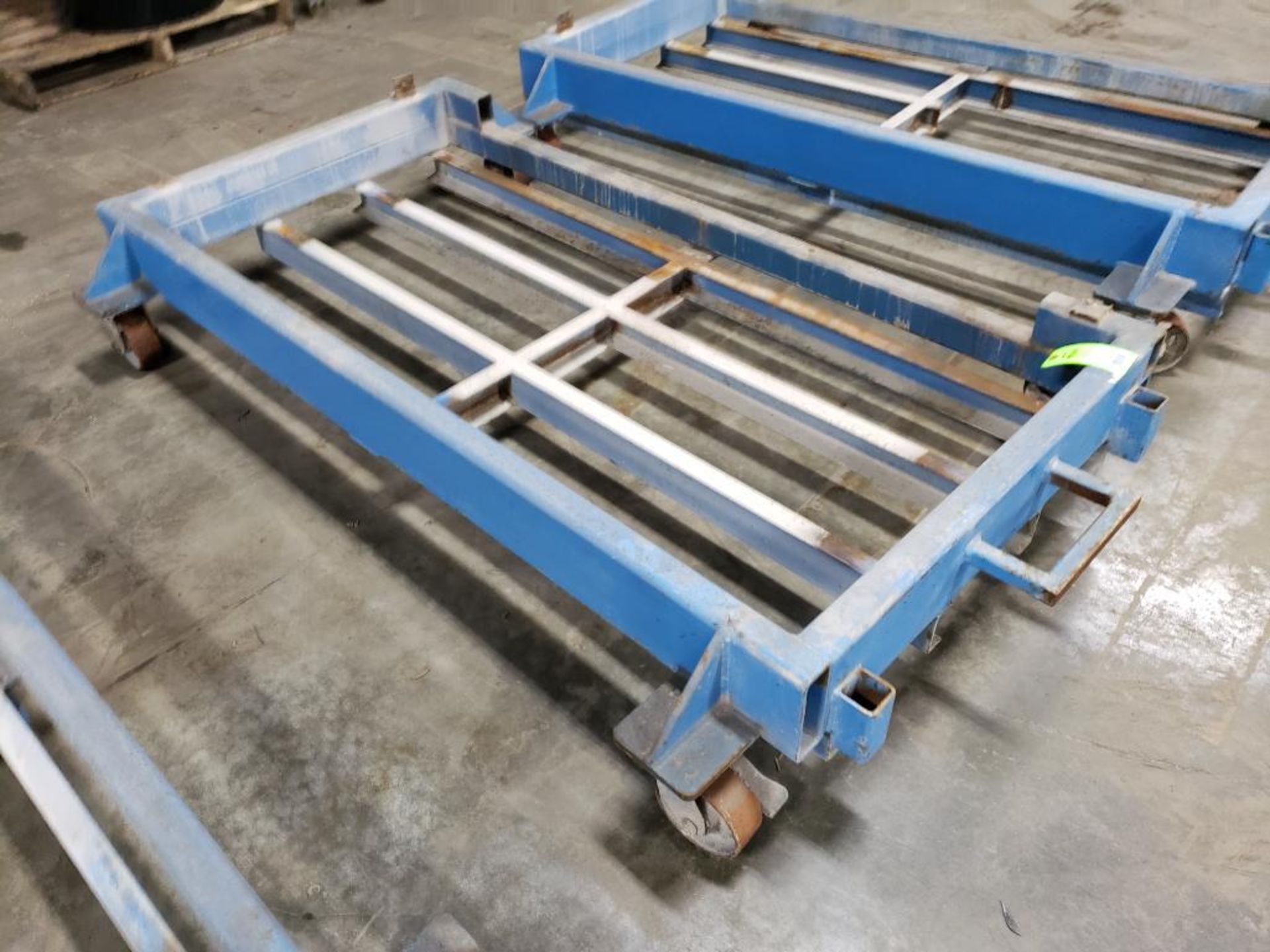 Heavy duty steel platform cart. - Image 2 of 2