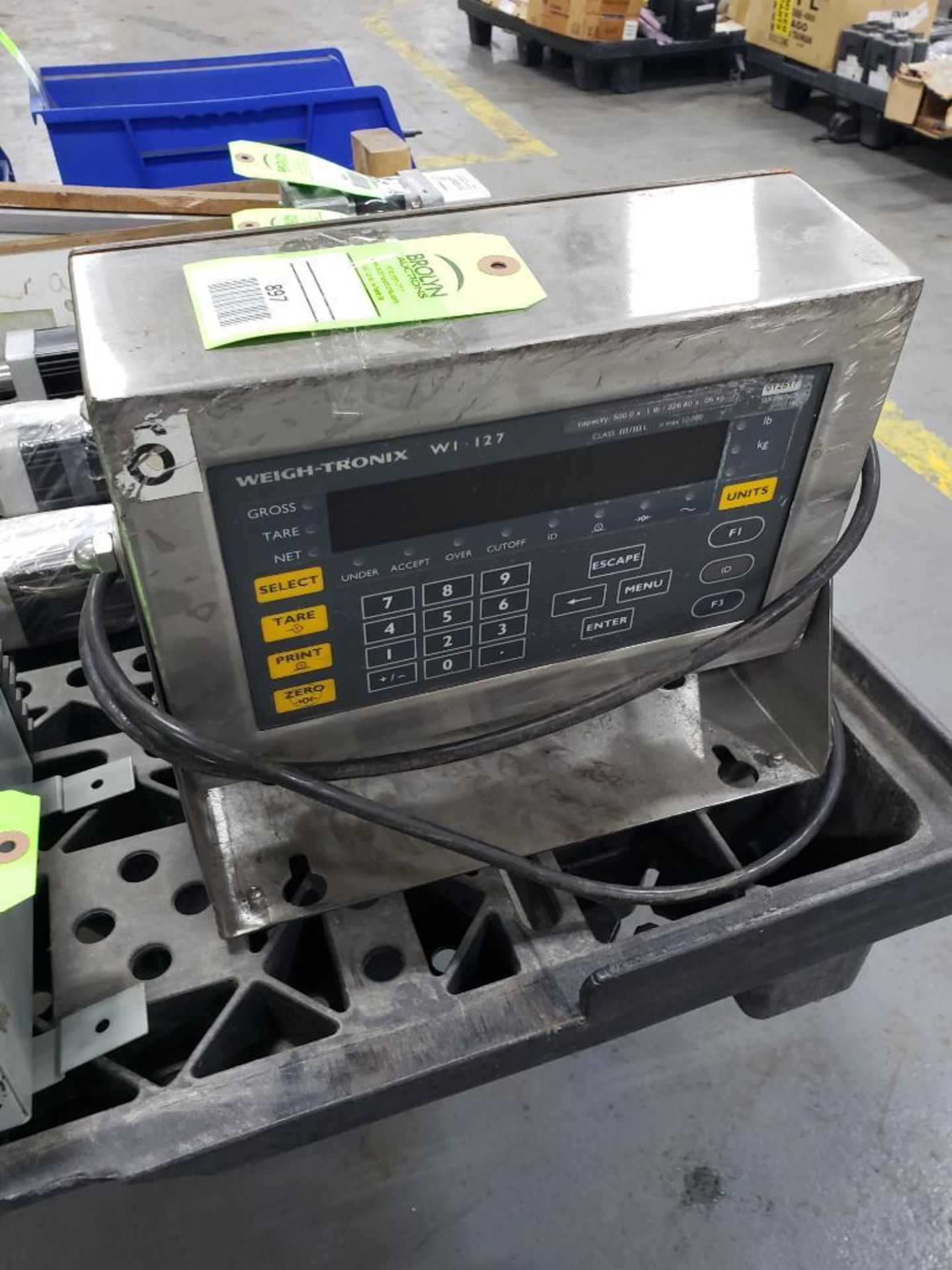 Weigh-Tronix scale controller. Model WI-127.