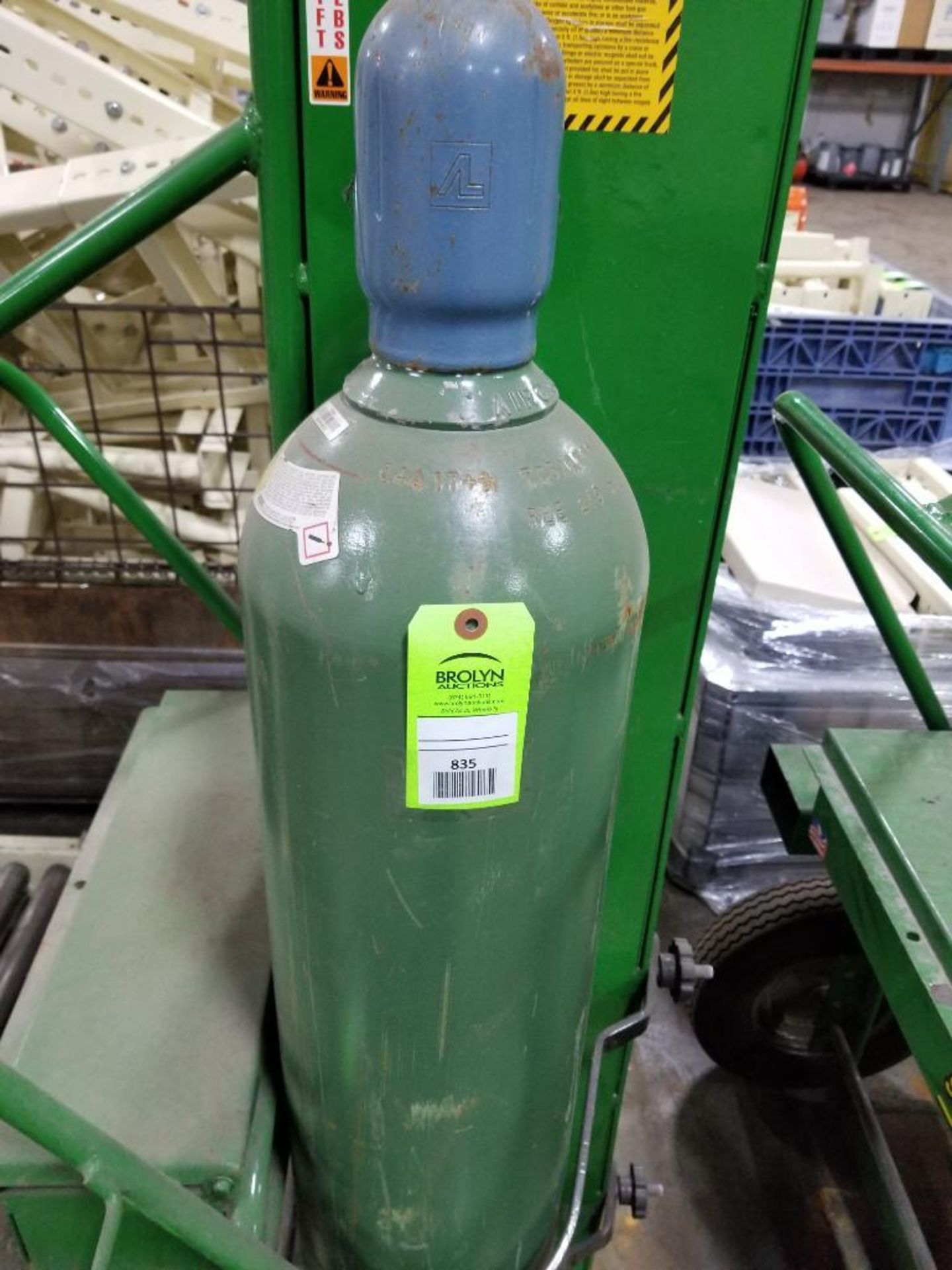 Oxygen and Acetylene tanks. (cart not included)