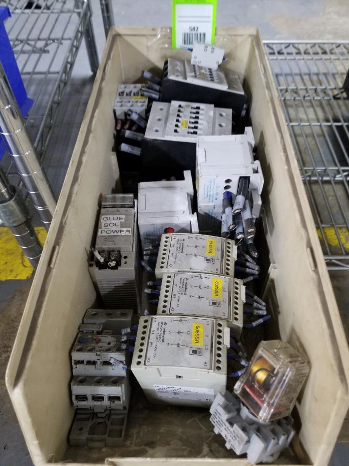 Large assortment of electrical.