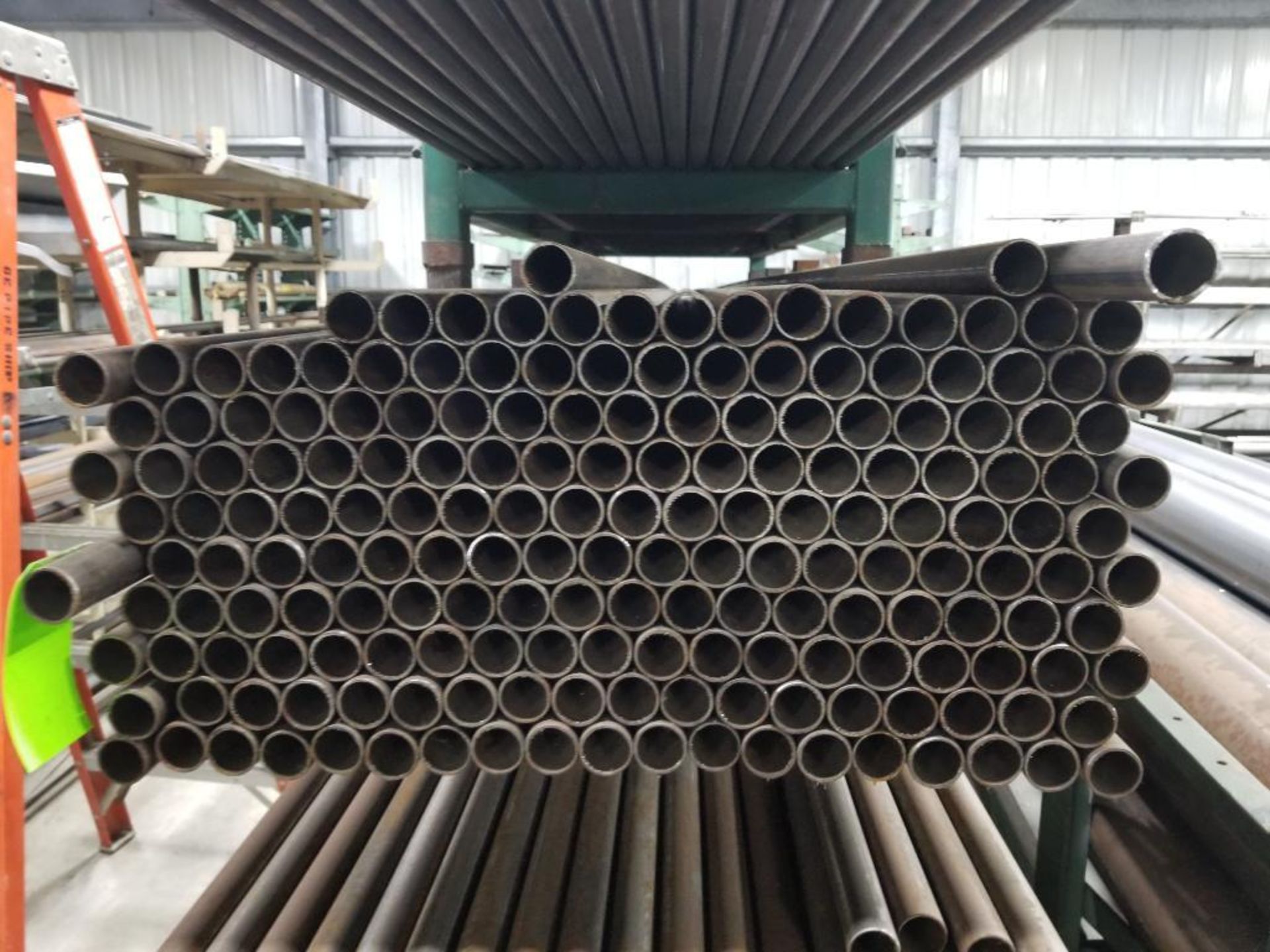 Large qty of steel tube stock as pictured in one section. - Image 2 of 2