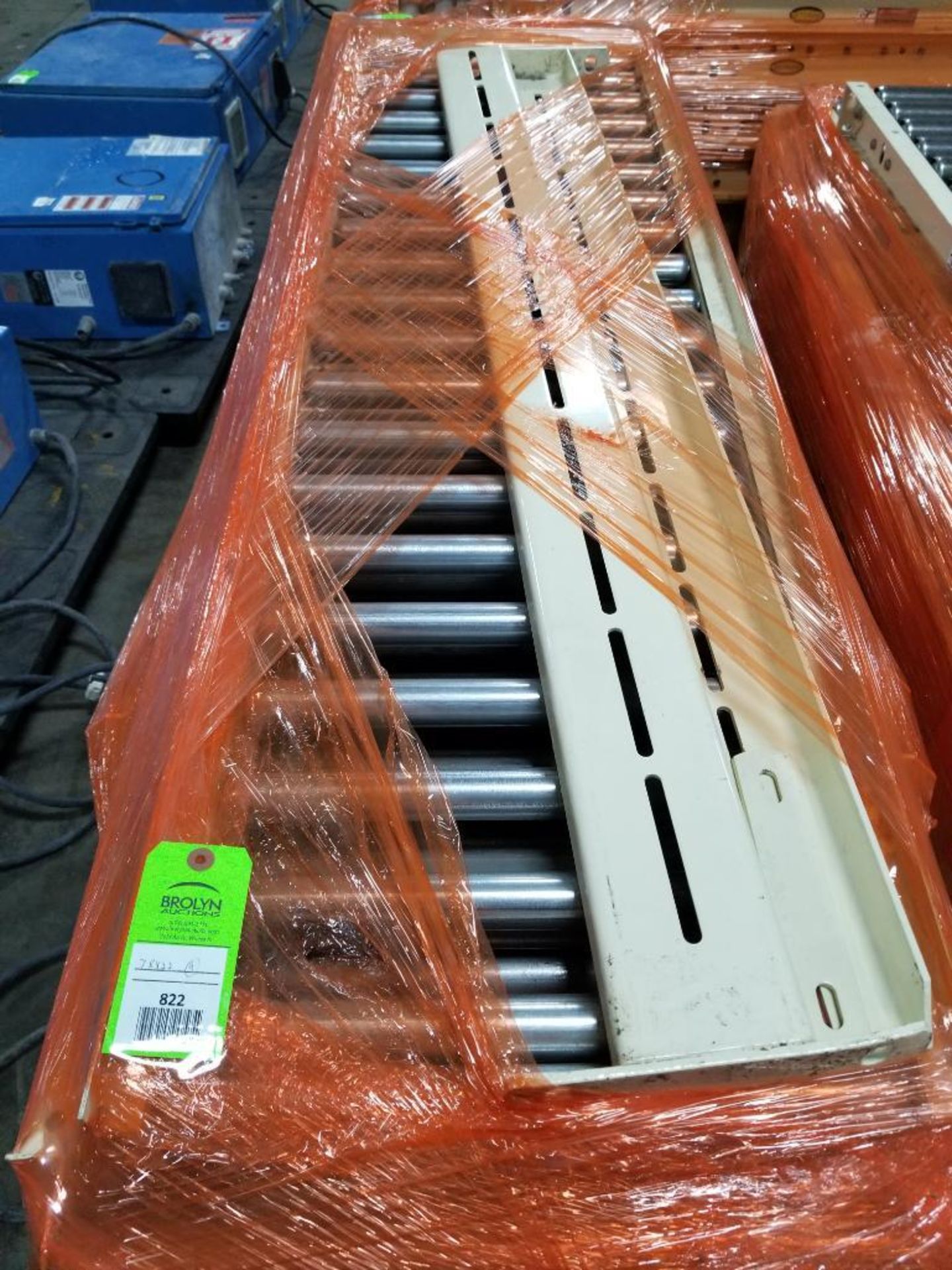 Qty 9 - Sections Hytrol roller conveyor. Approx 78"x22" - Image 4 of 5