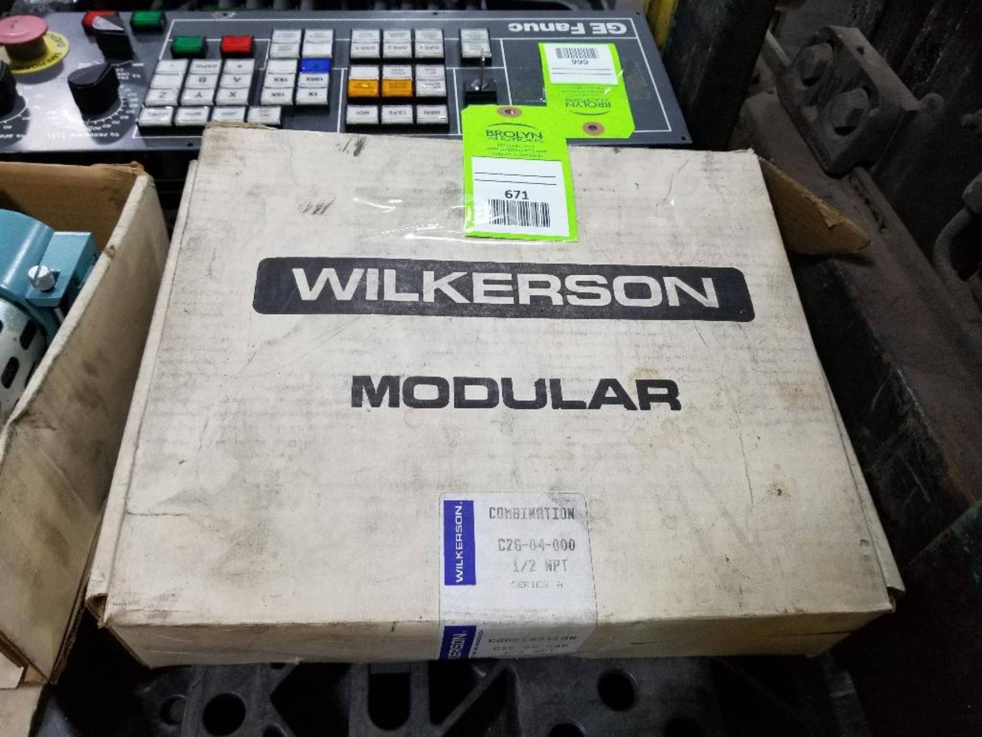 Wilkerson combination filter lubrication unit. Part number C26-04-000. New in box.