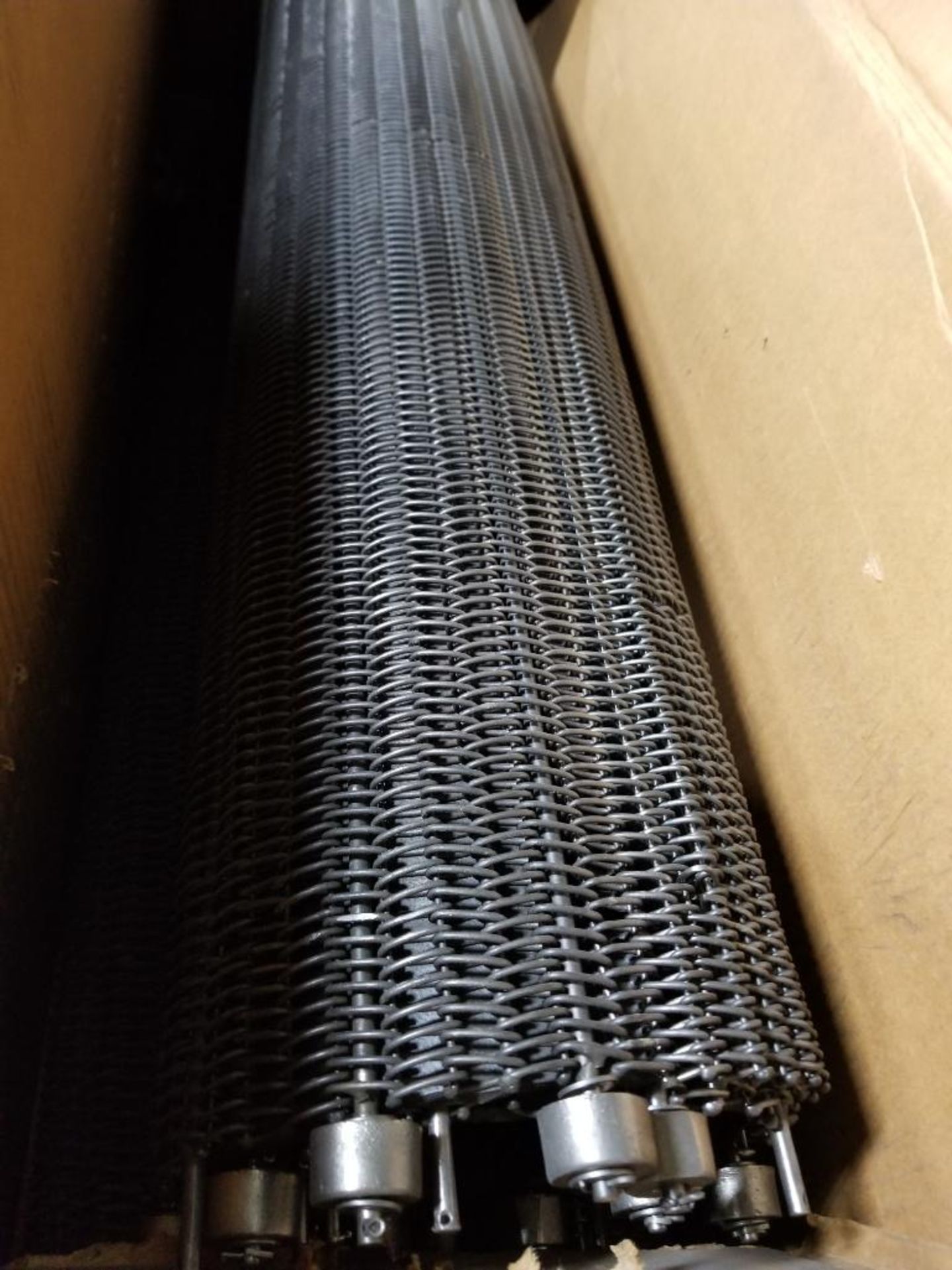 Steel mesh conveyor. New in box. (includes table) - Image 3 of 5