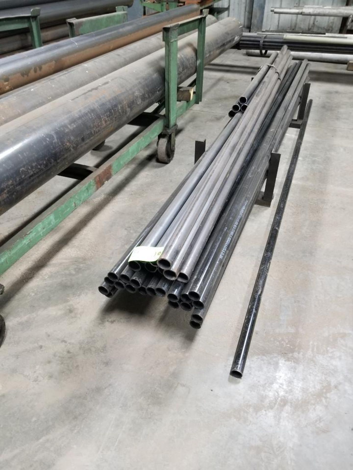 Large steel tubing in one section as pictured.