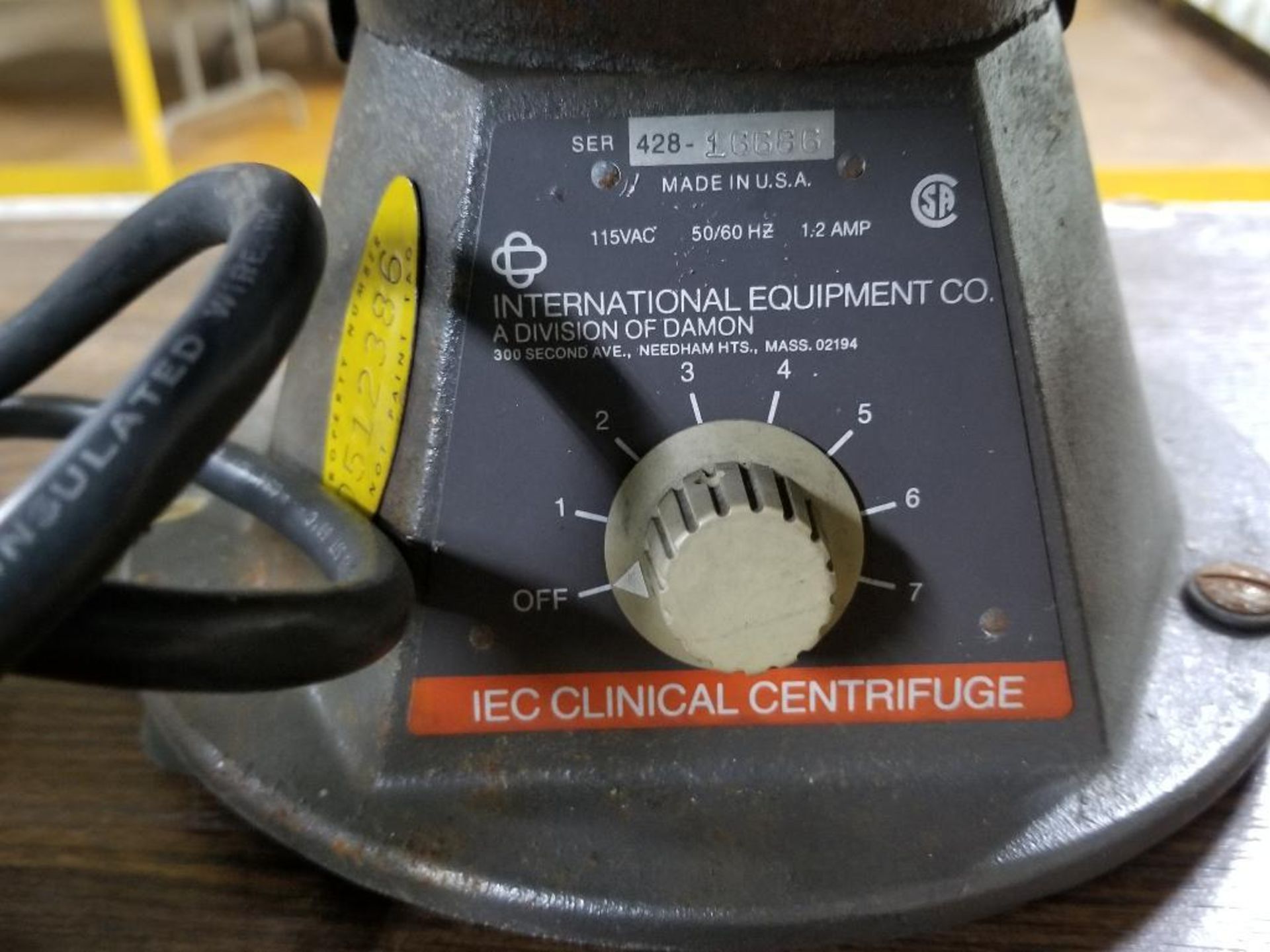 International Equipment IEC clinical centrifuge. - Image 2 of 3