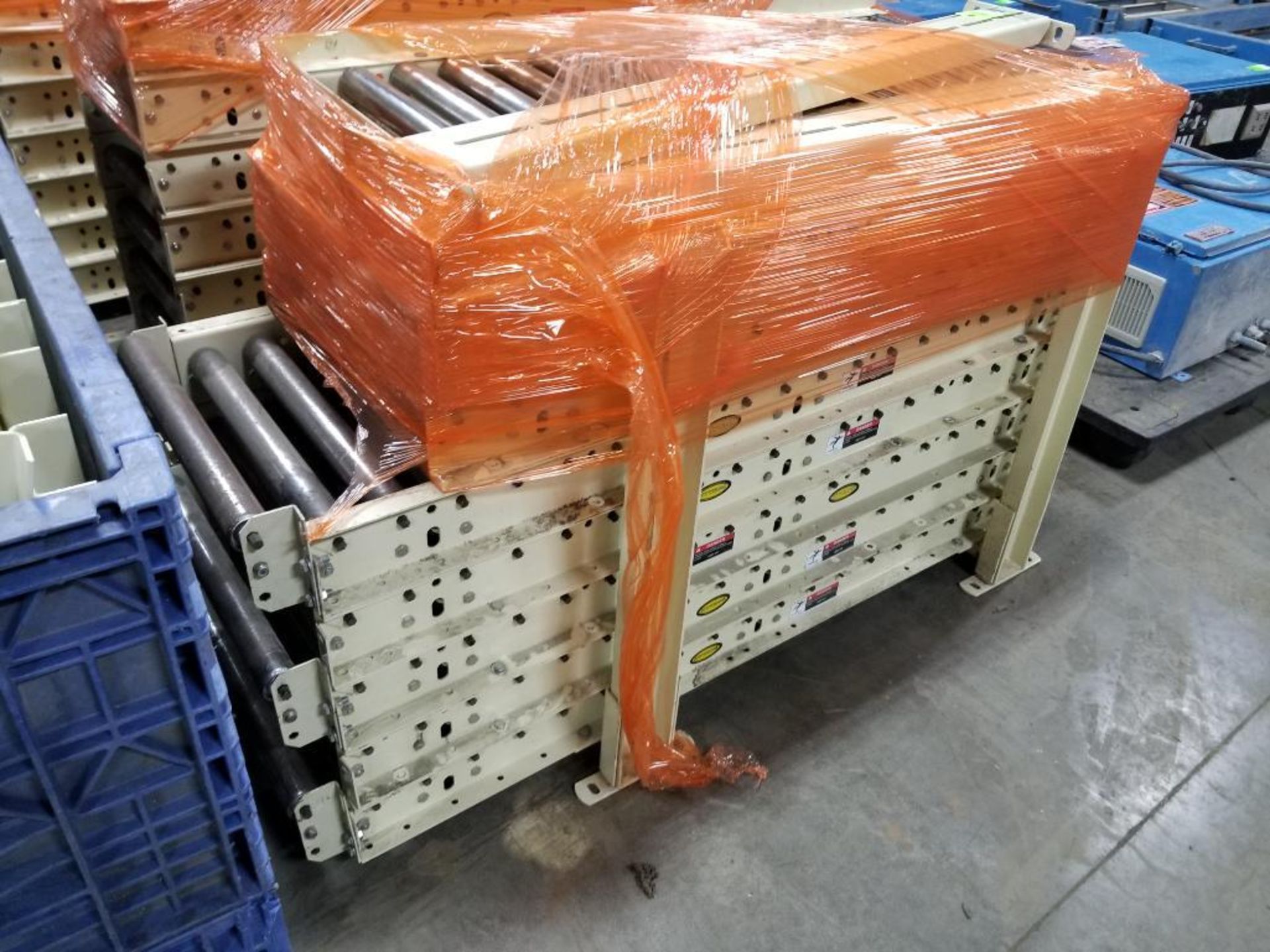 Qty 8 - Sections Hytrol roller conveyor. Approx 54"x22" - Image 3 of 6