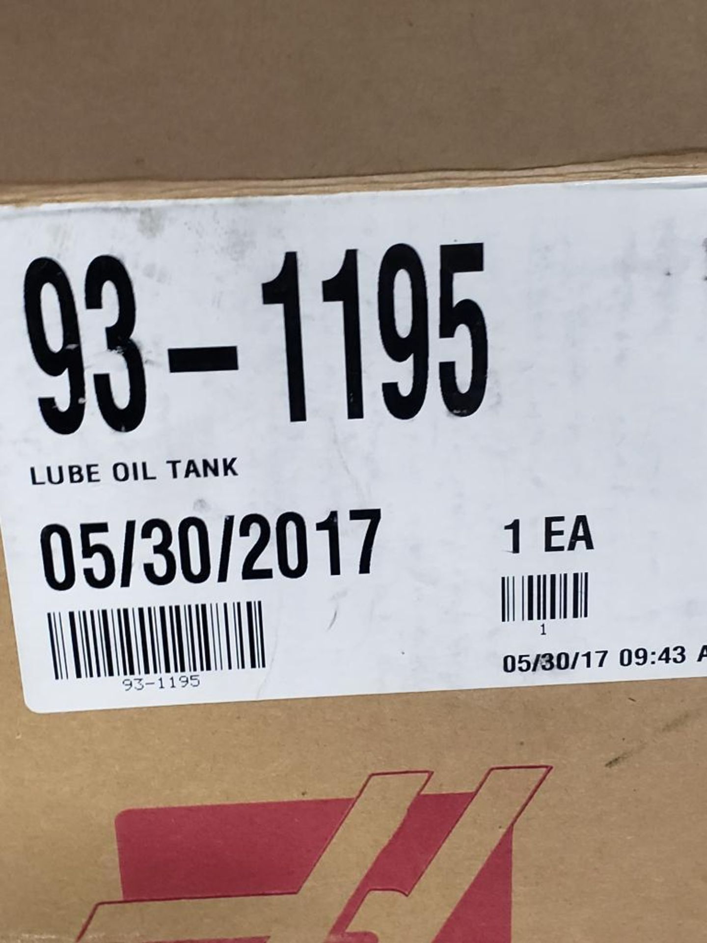 Haas lube oil tank. Model 93-1195. Appears used. - Image 2 of 3