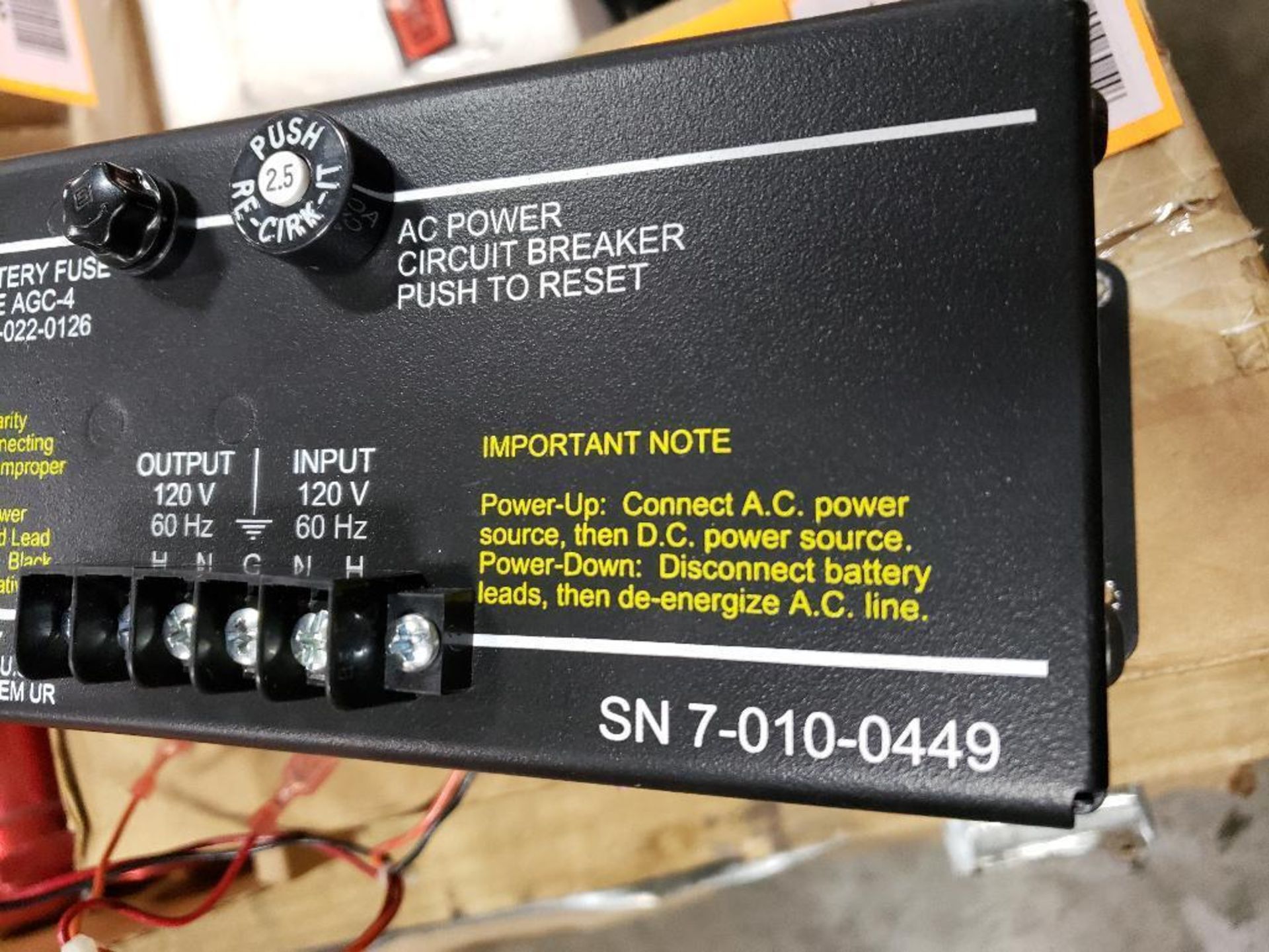 Chemetronics power supply. New in box. - Image 2 of 5