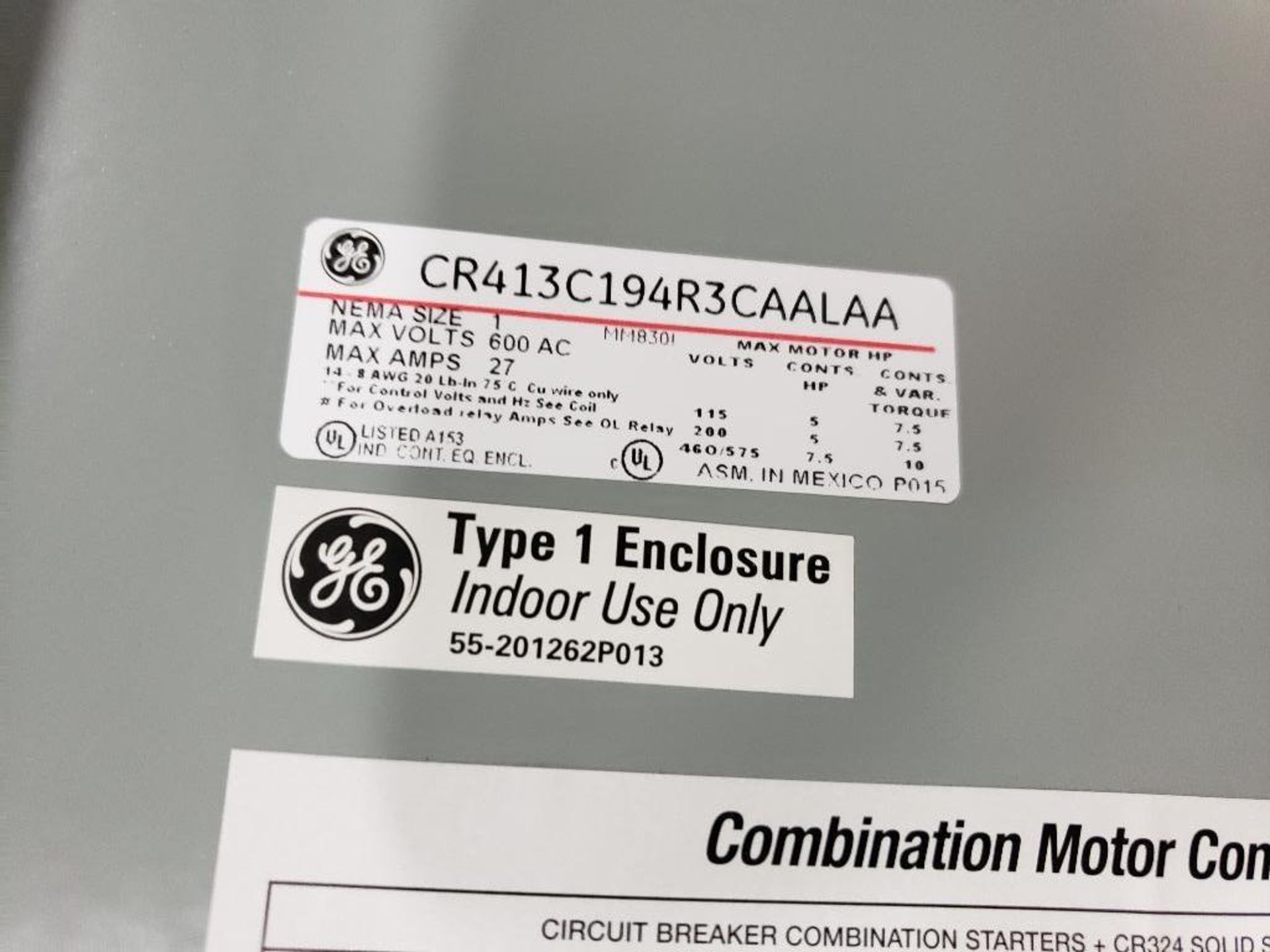 GE fused/non fused disconnect. Catalog number CR413C194R3CAALAA. New in box. - Image 8 of 8