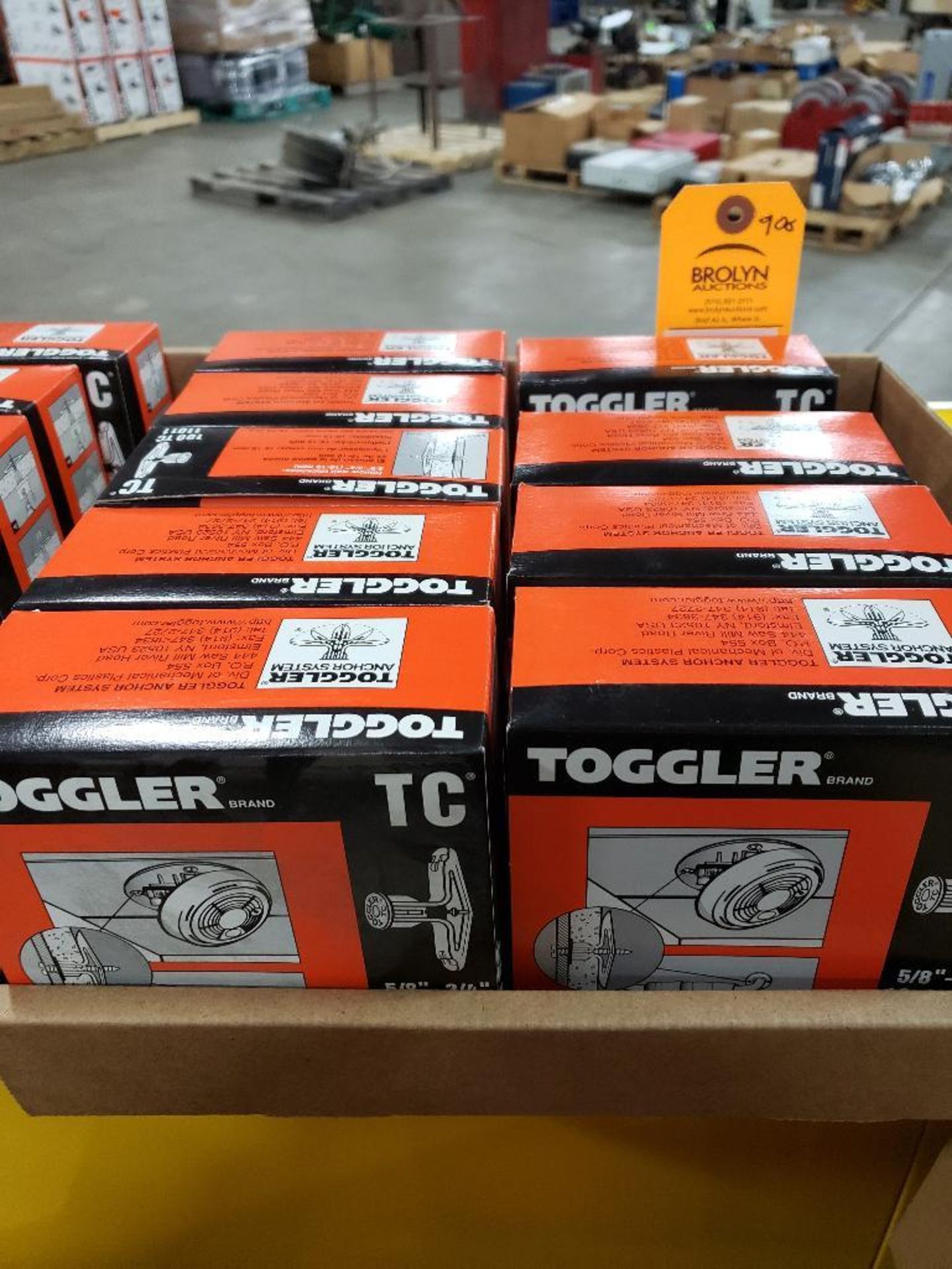 Qty 900 - Toggler anchors. New in bulk box.