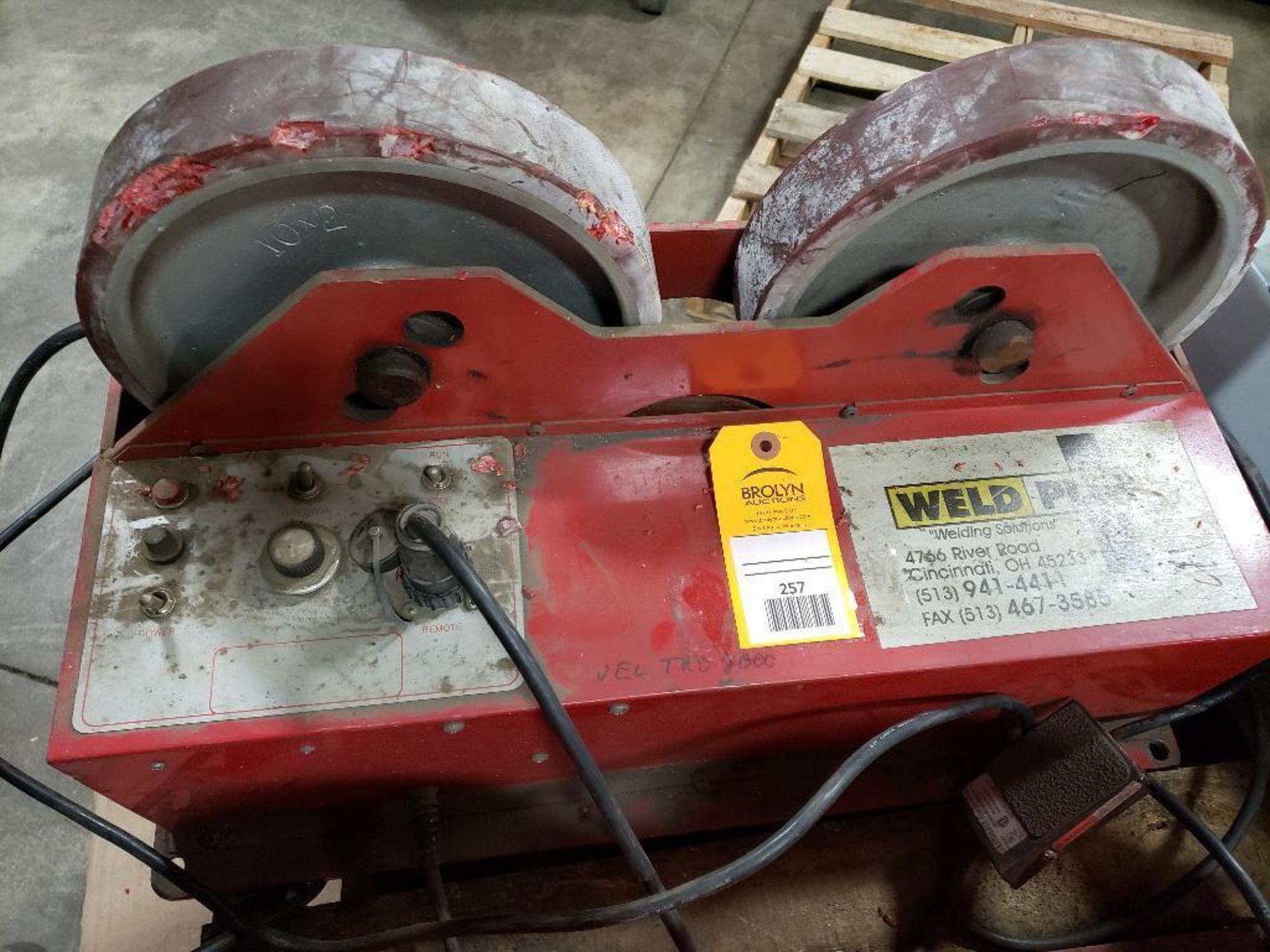 Weld Plus pipe welding roller unit. - Image 6 of 7