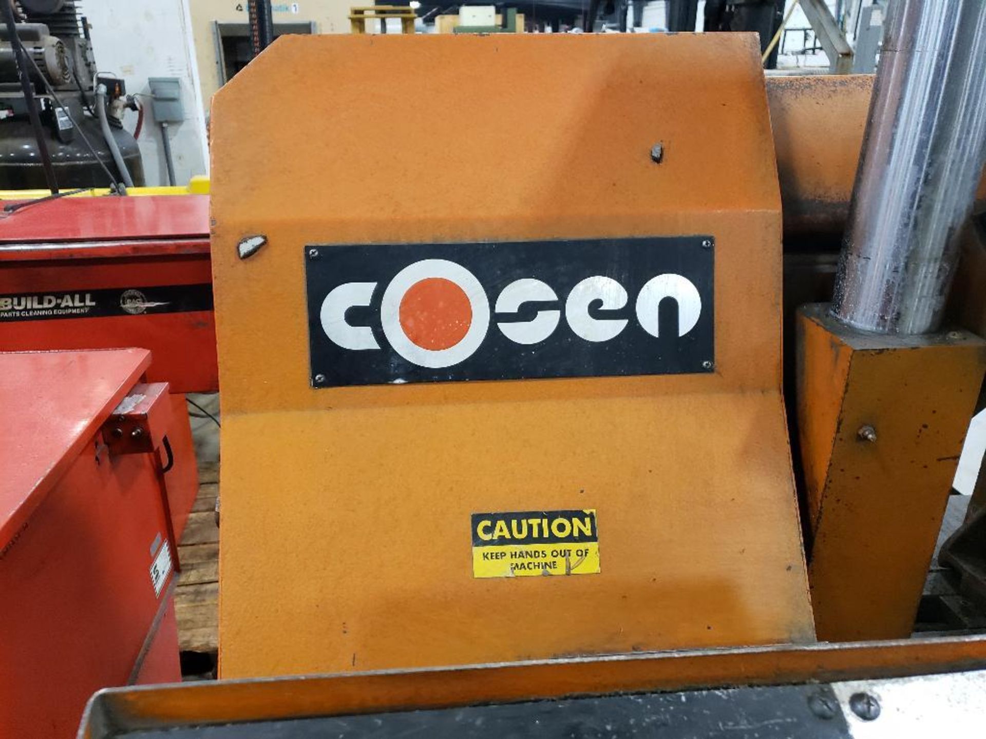 Cosen automatic bandaw. Model C320NC. 12.6"x15" capacity. Mfg date 01/01. Serial # C891186. - Bild 3 aus 13