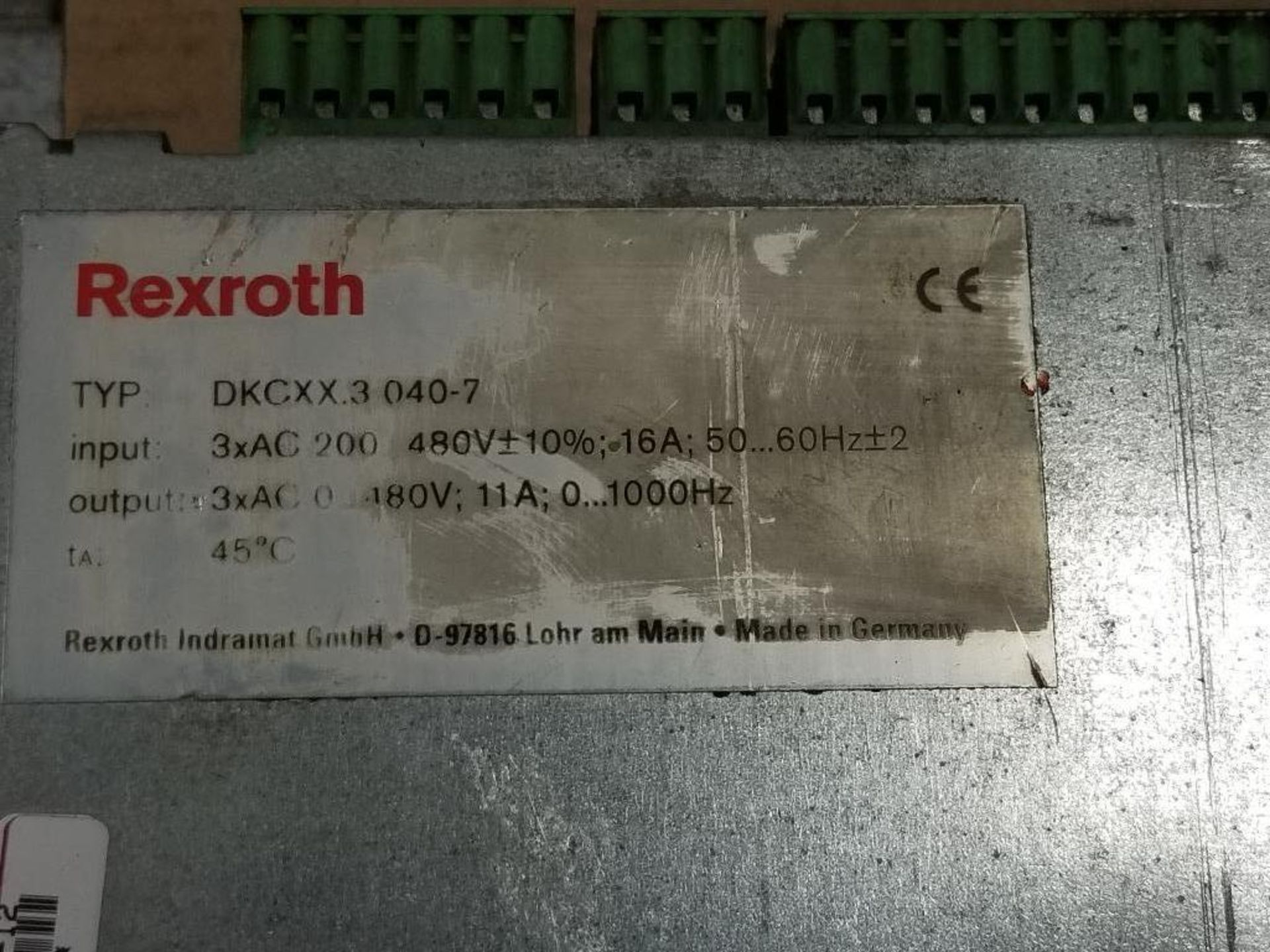 Rexroth drive. Type DKCXX.3-040-7. - Image 2 of 7