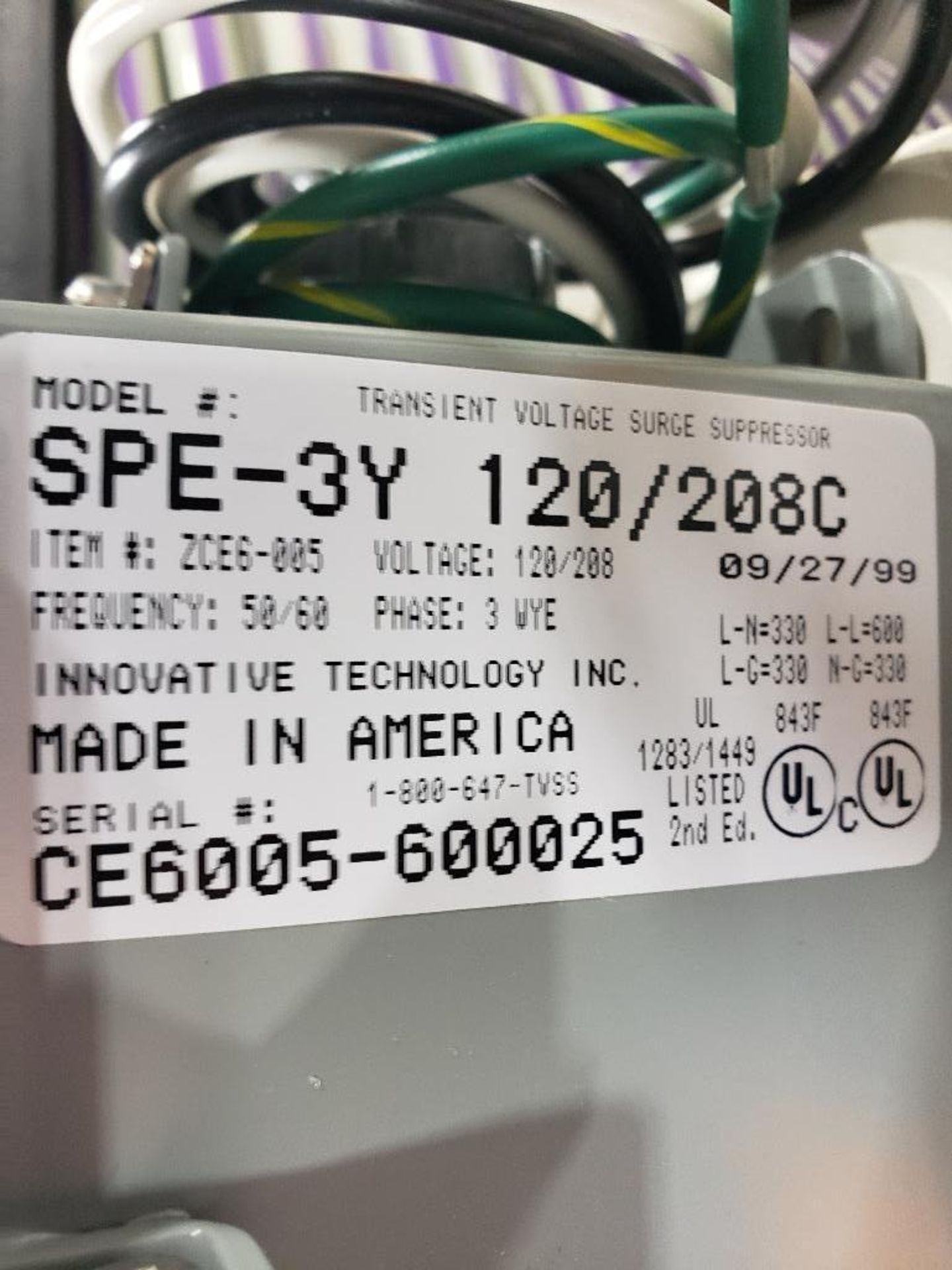 The IT protector. Model SPE-3Y. 120/208v. New in box. - Image 3 of 3