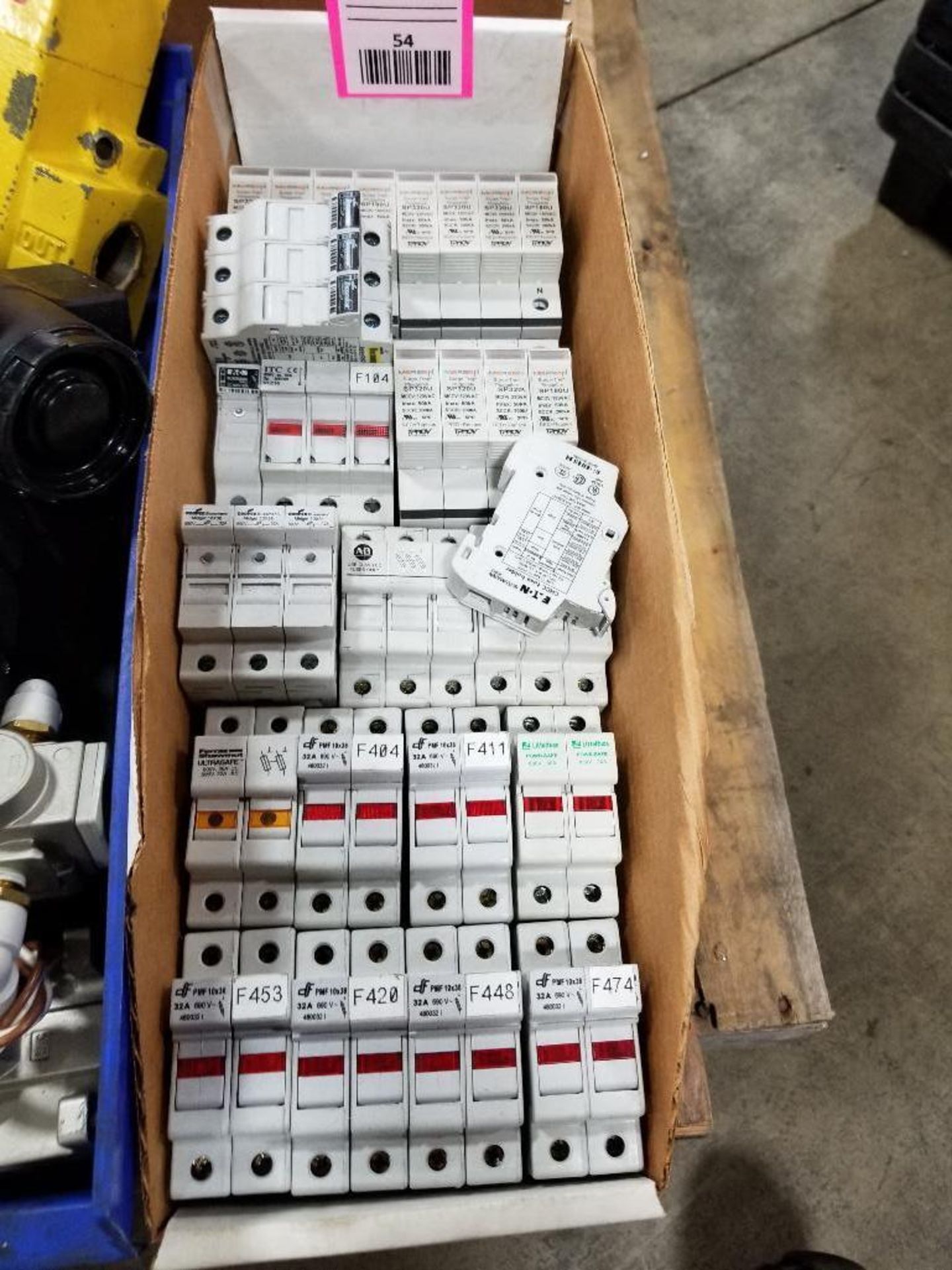 Large assortment of Bussman fuse holders.