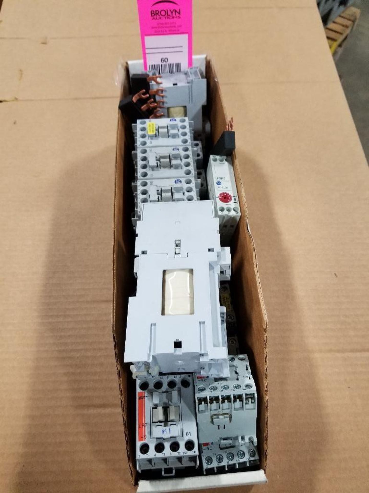 Large assortment of contactors.