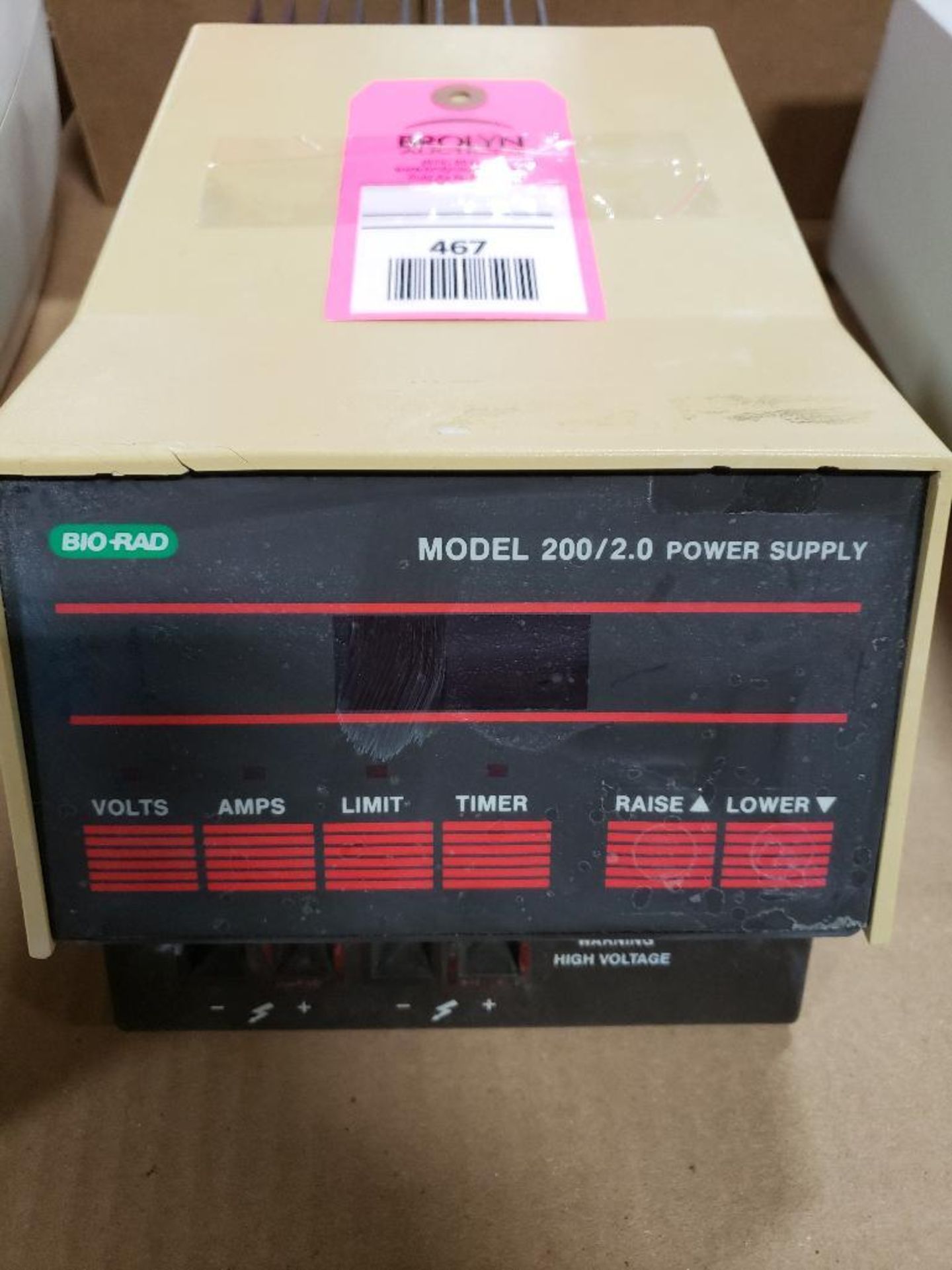 Bio-Rad power supply. Model 200/2.0.